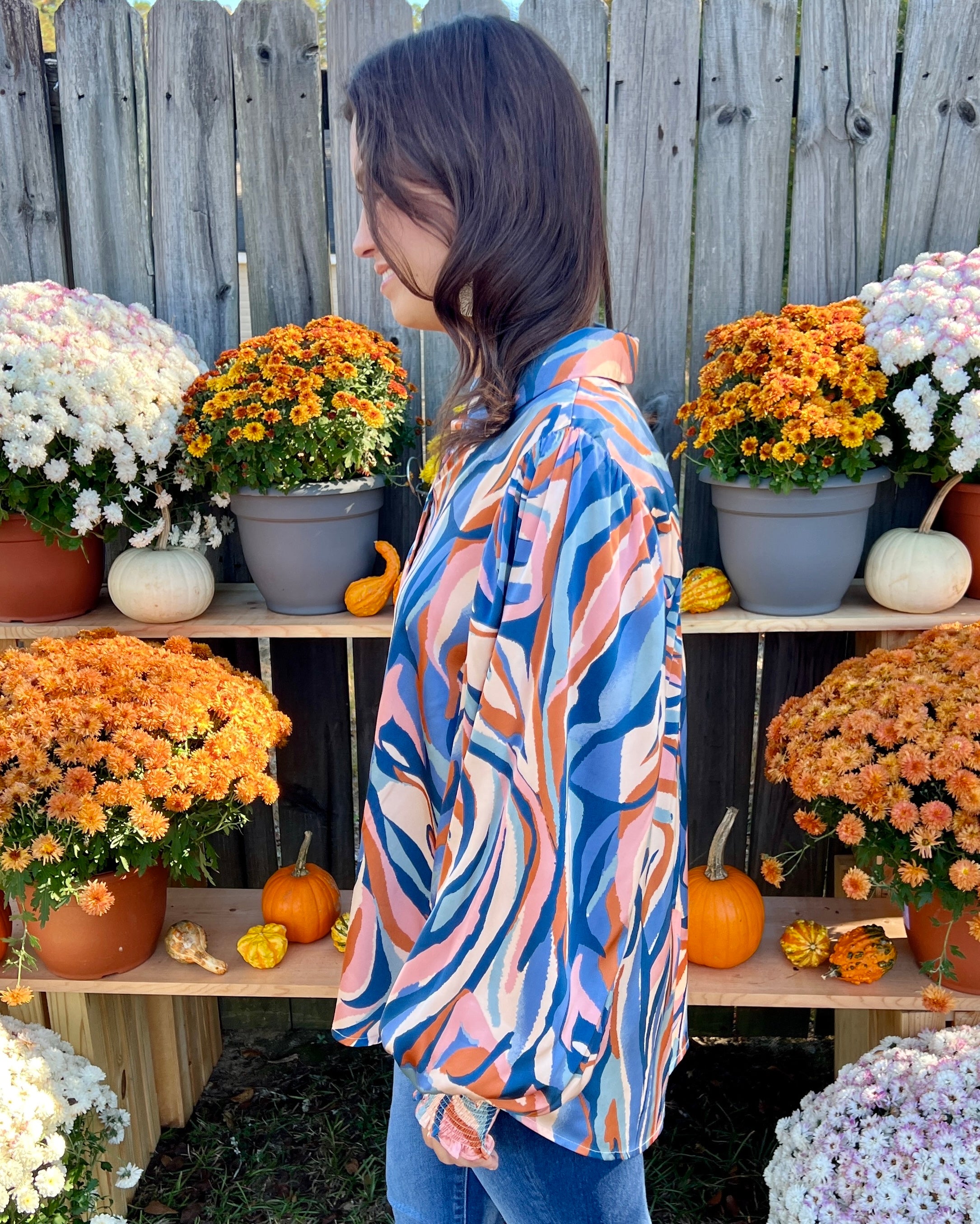 Tell Me More Teal Zebra Print Top-Shop-Womens-Boutique-Clothing