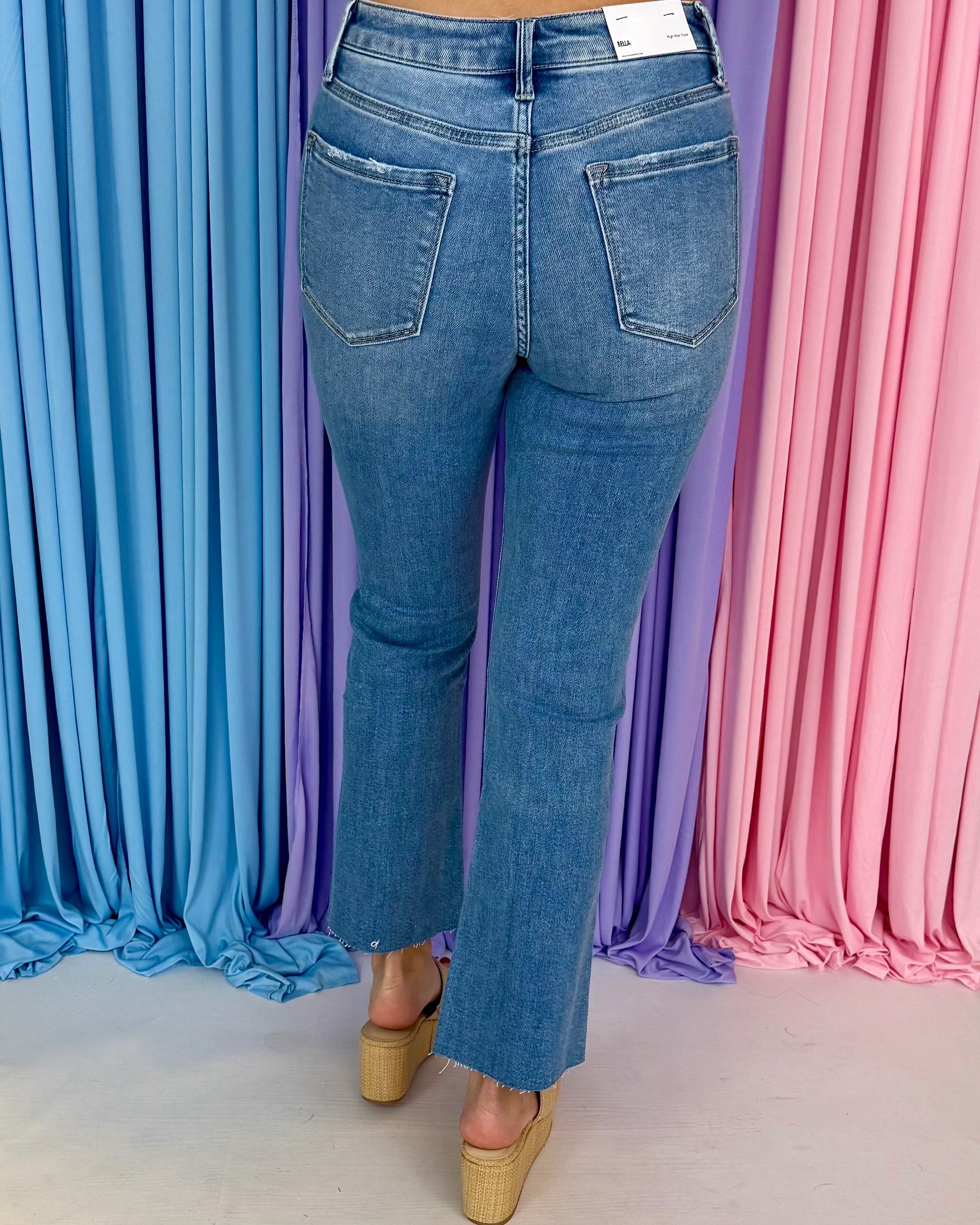 Put Together High Rise Crop Flare Jeans-Shop-Womens-Boutique-Clothing