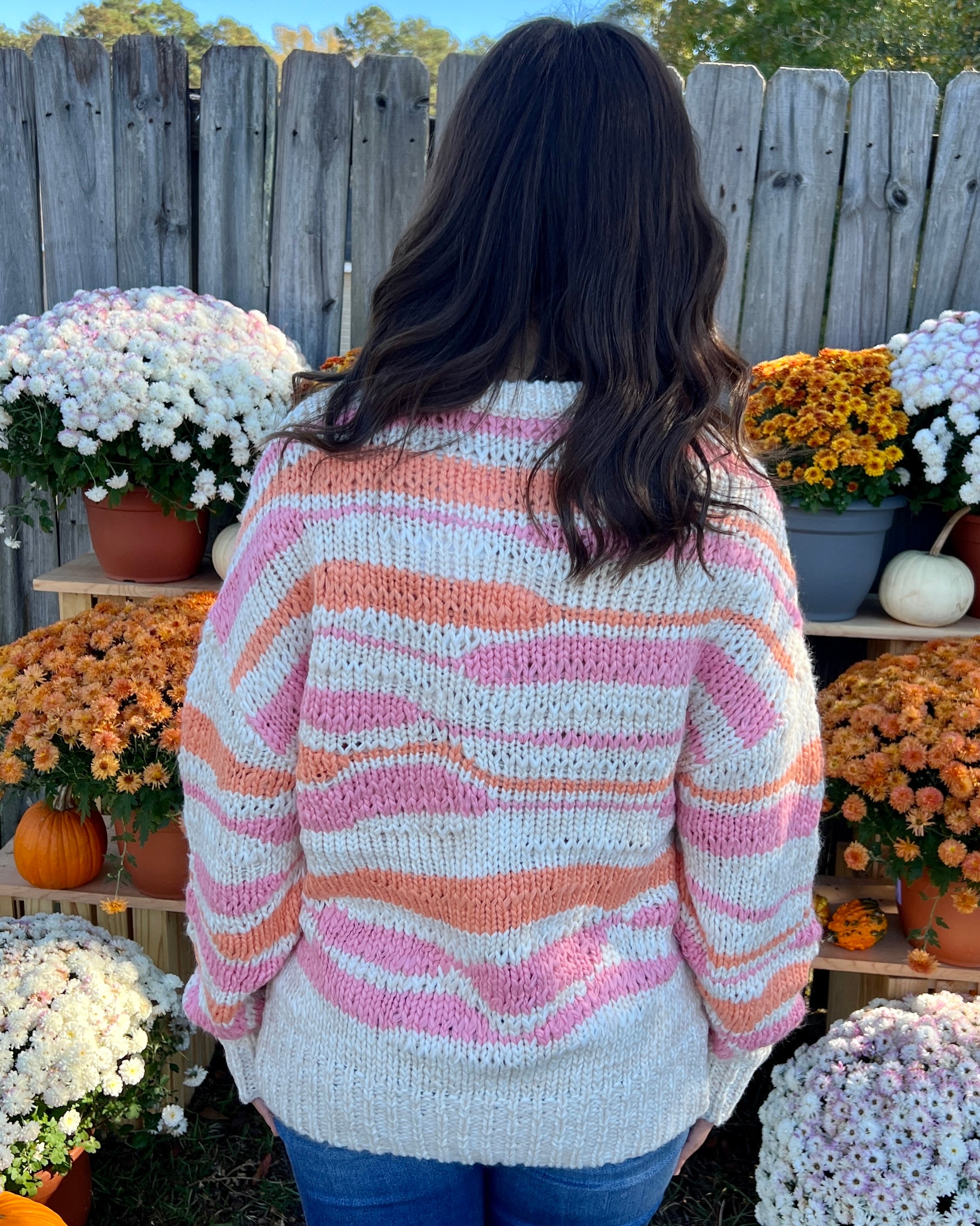 Eyes On You Mango Chunky Stripe Sweater-Shop-Womens-Boutique-Clothing