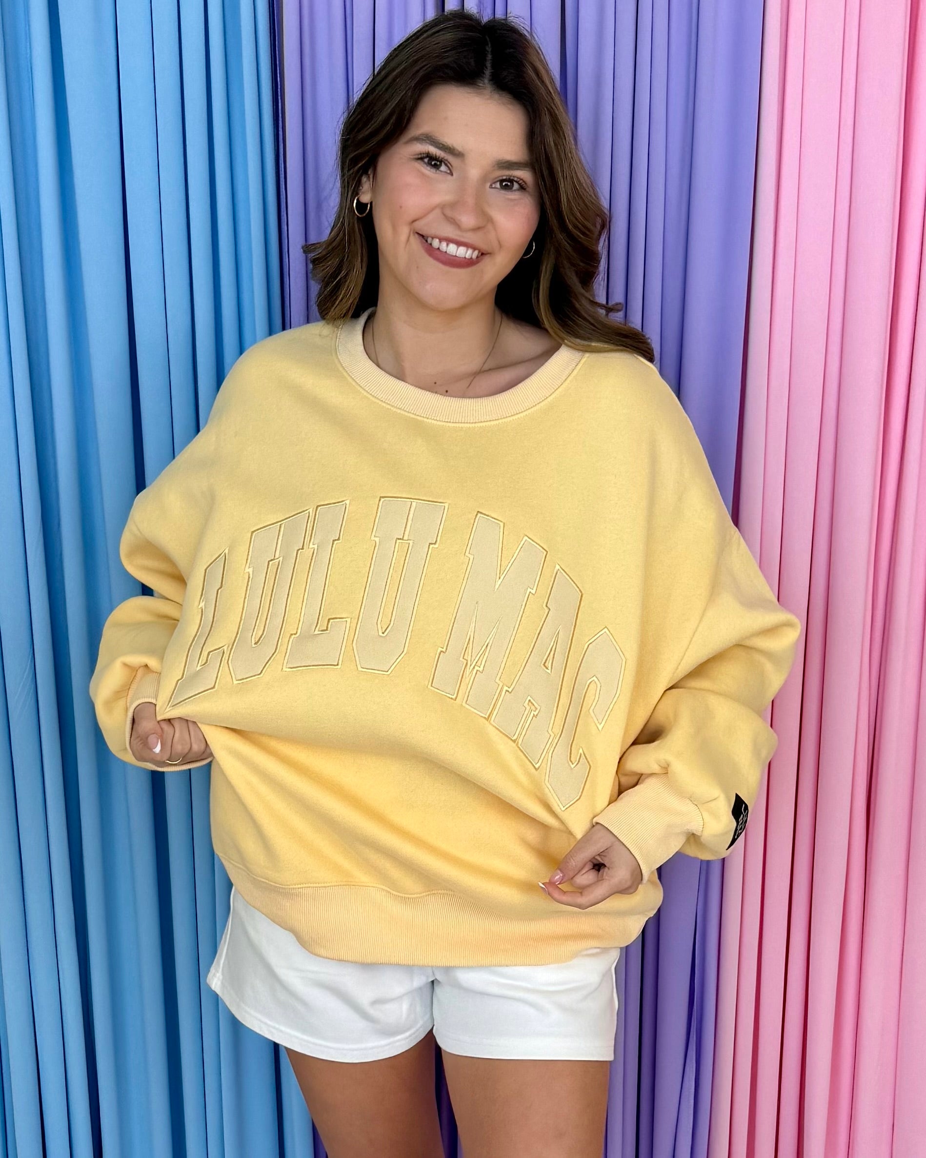 LULU MAC Butter Sweatshirt-Shop-Womens-Boutique-Clothing