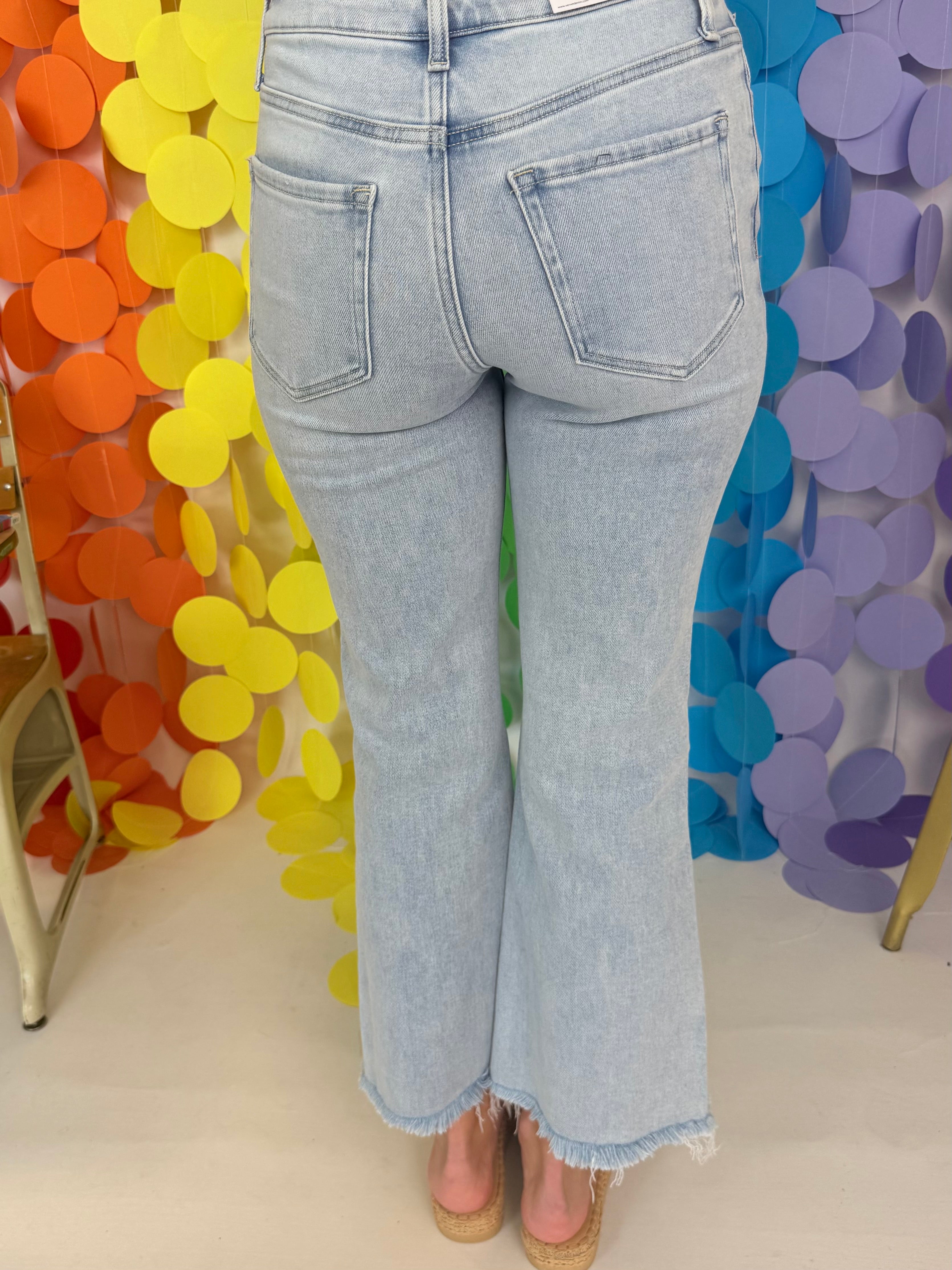 Weekend Classic High Rise Crop Easy Flare Jean-Shop-Womens-Boutique-Clothing