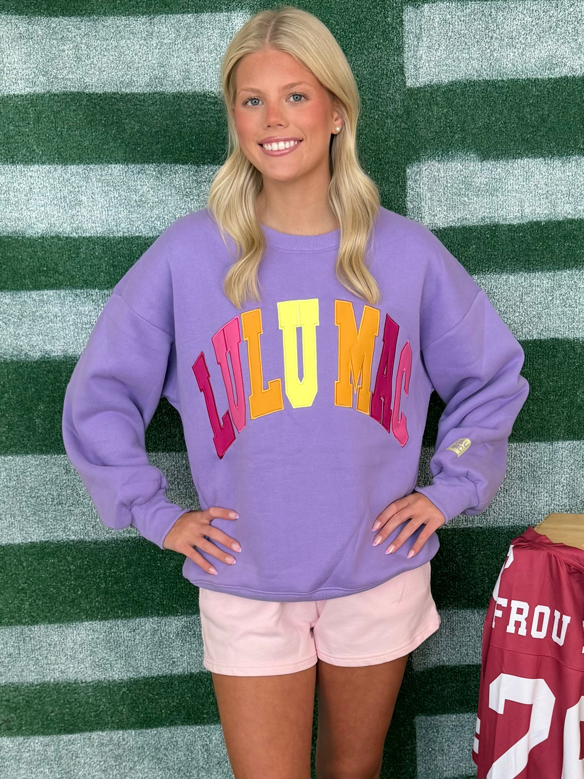 Lulu Mac Purple Multi Multi Sweatshirt-Shop-Womens-Boutique-Clothing