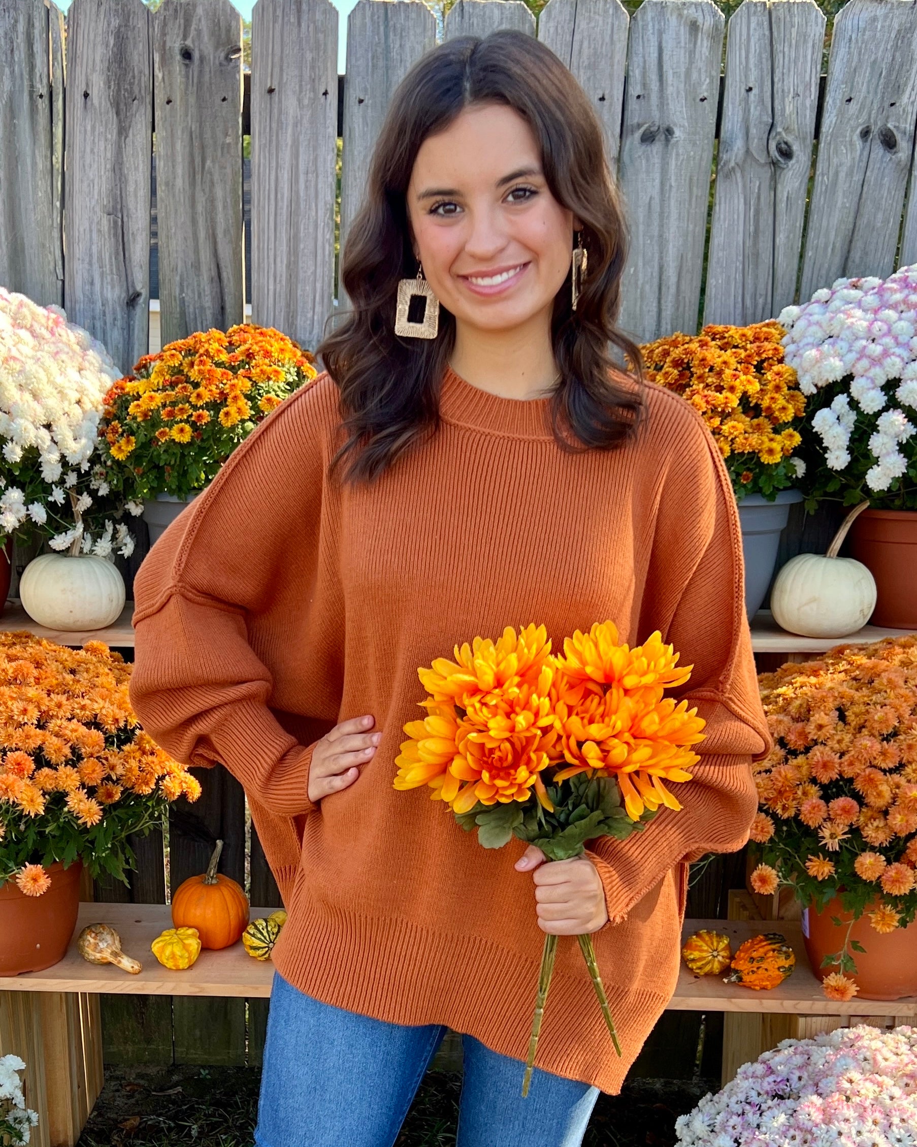 Over Again Camel Oversized Sweater-Shop-Womens-Boutique-Clothing