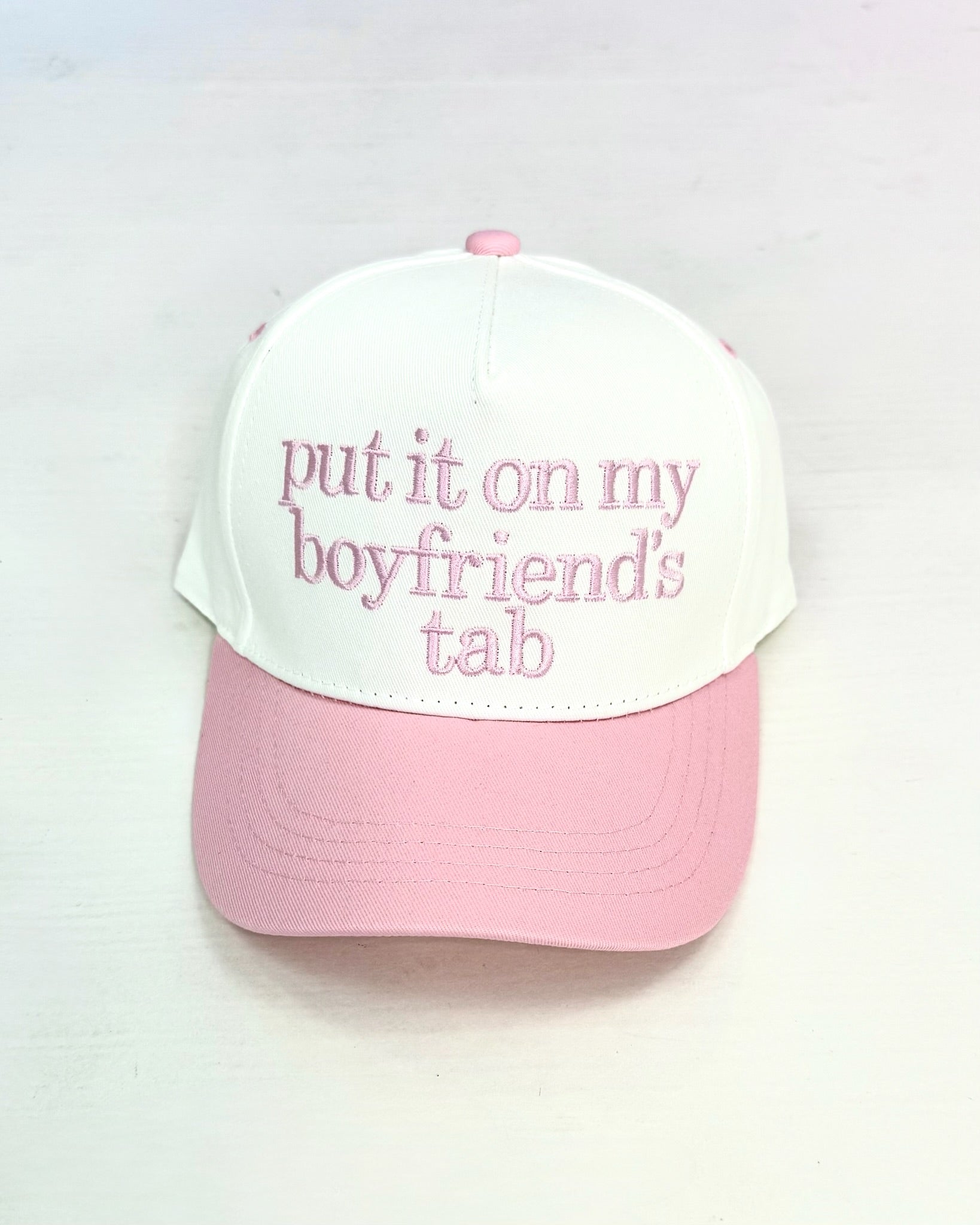 LULU MAC Pink Boyfriends Tab Light Cap-Shop-Womens-Boutique-Clothing