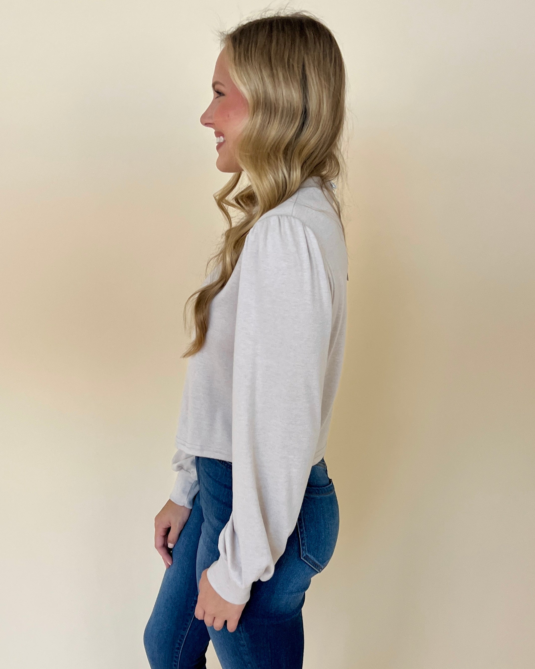 Catching Feelings Cream Mock Crop Top-Shop-Womens-Boutique-Clothing
