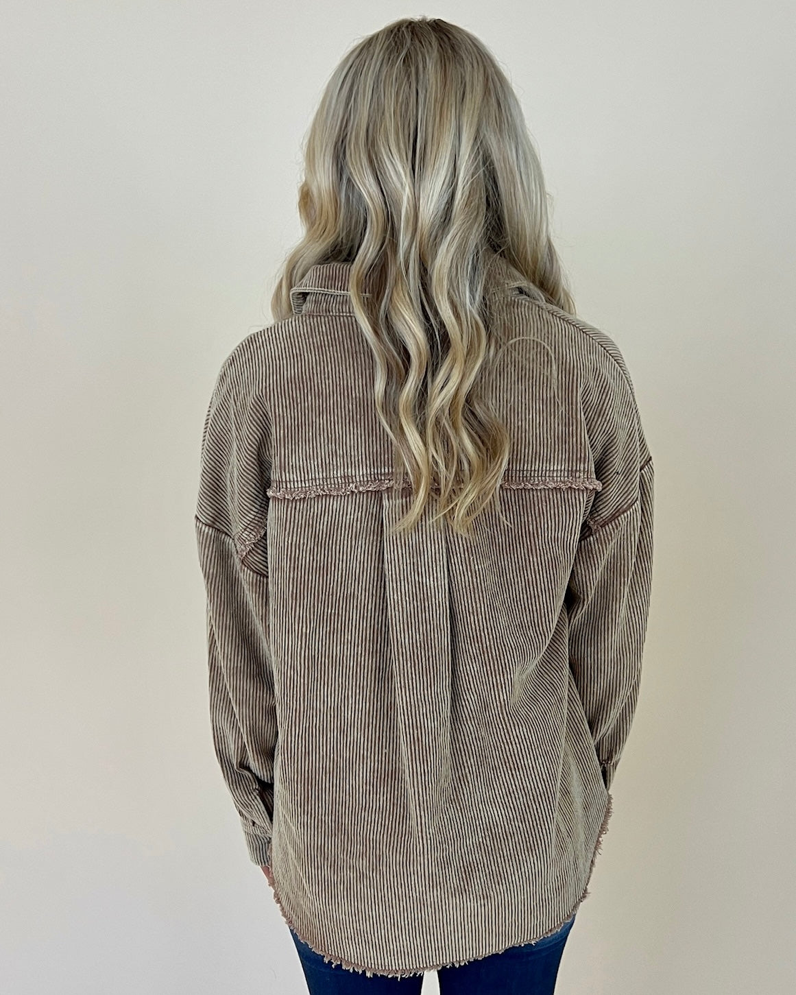 Happy Together Mocha Corduroy Jacket-Shop-Womens-Boutique-Clothing