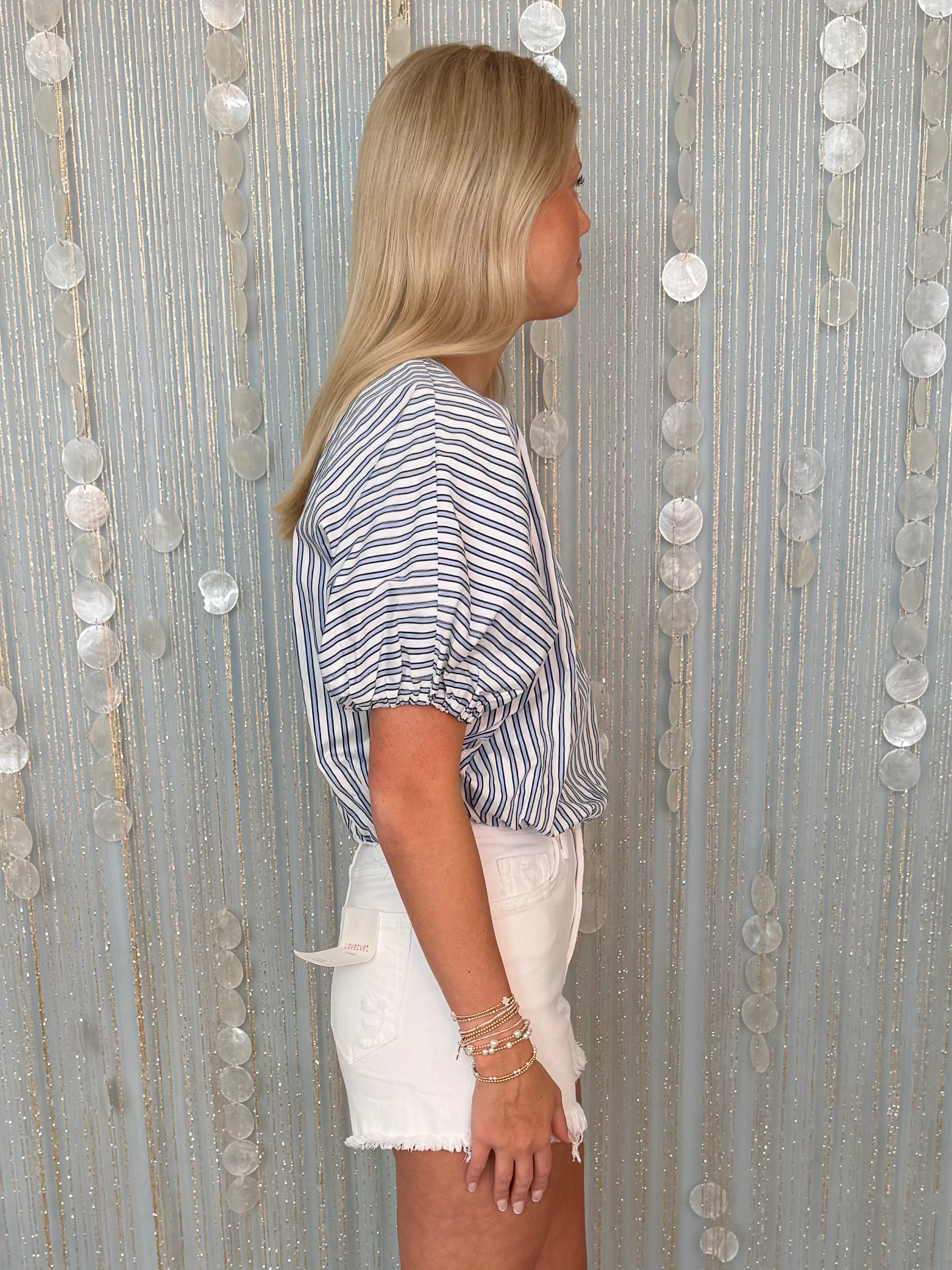 Style Moment Blue Crop Top-Shop-Womens-Boutique-Clothing