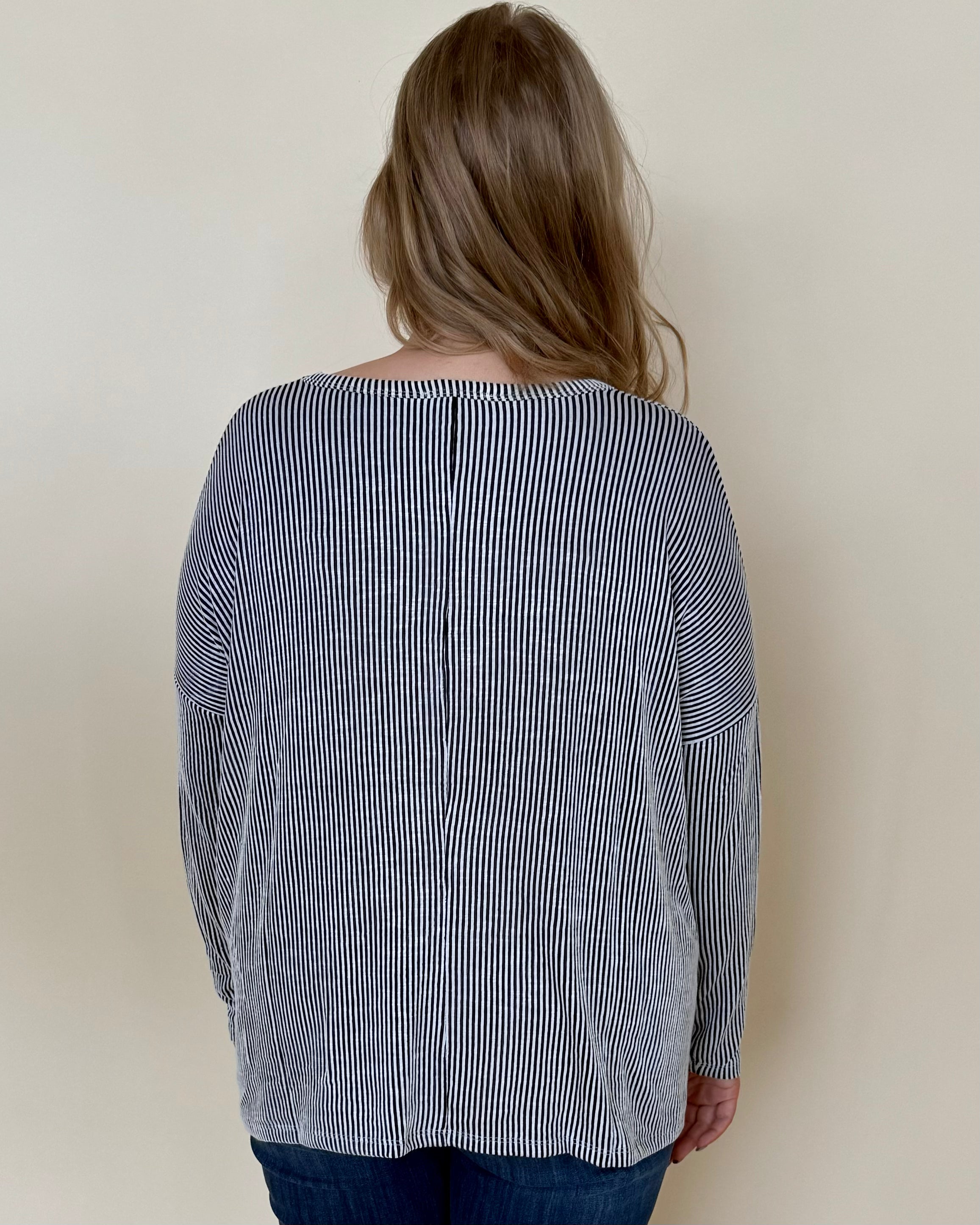 In Between Black Plus Ribbed Top-Shop-Womens-Boutique-Clothing