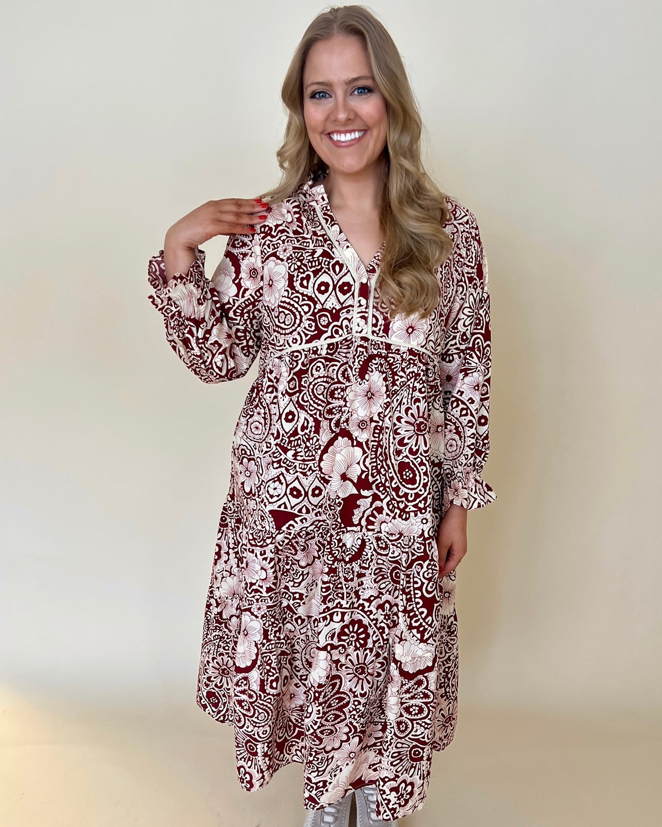 All You Sangria Mix Plus Floral Maxi Dress-Shop-Womens-Boutique-Clothing