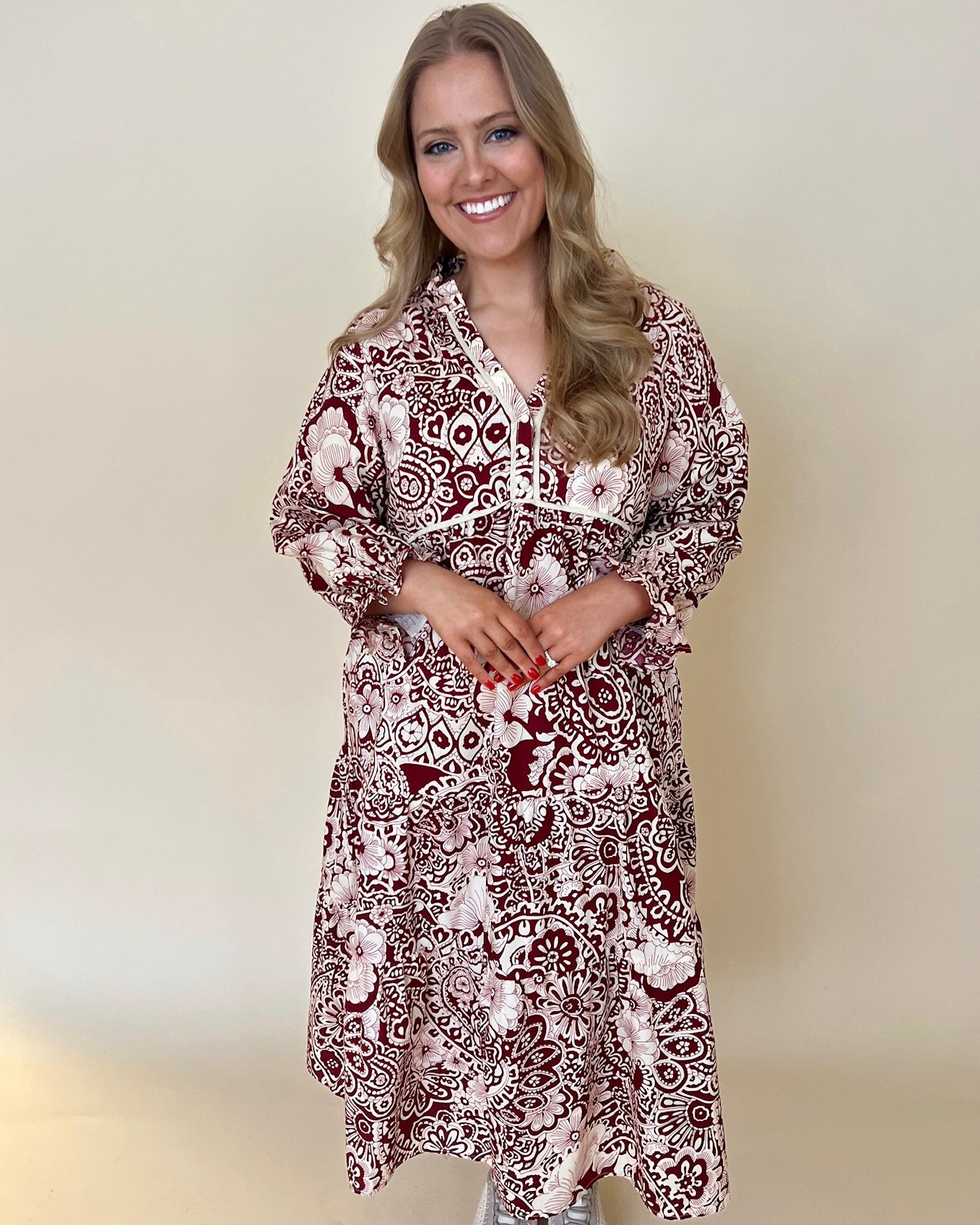 All You Sangria Mix Plus Floral Maxi Dress-Shop-Womens-Boutique-Clothing