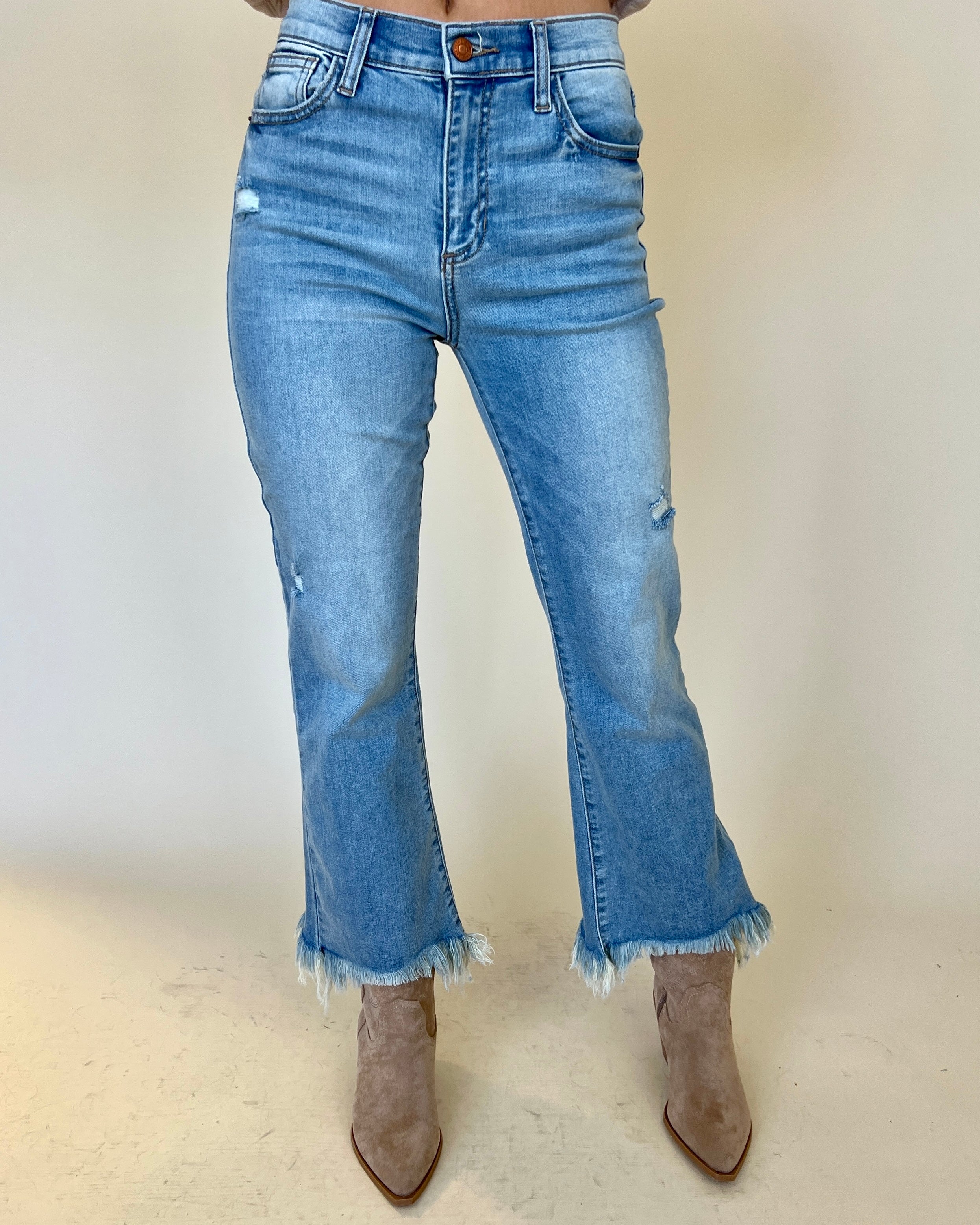 Something About It Light High Rise Bootcut Jeans-Shop-Womens-Boutique-Clothing