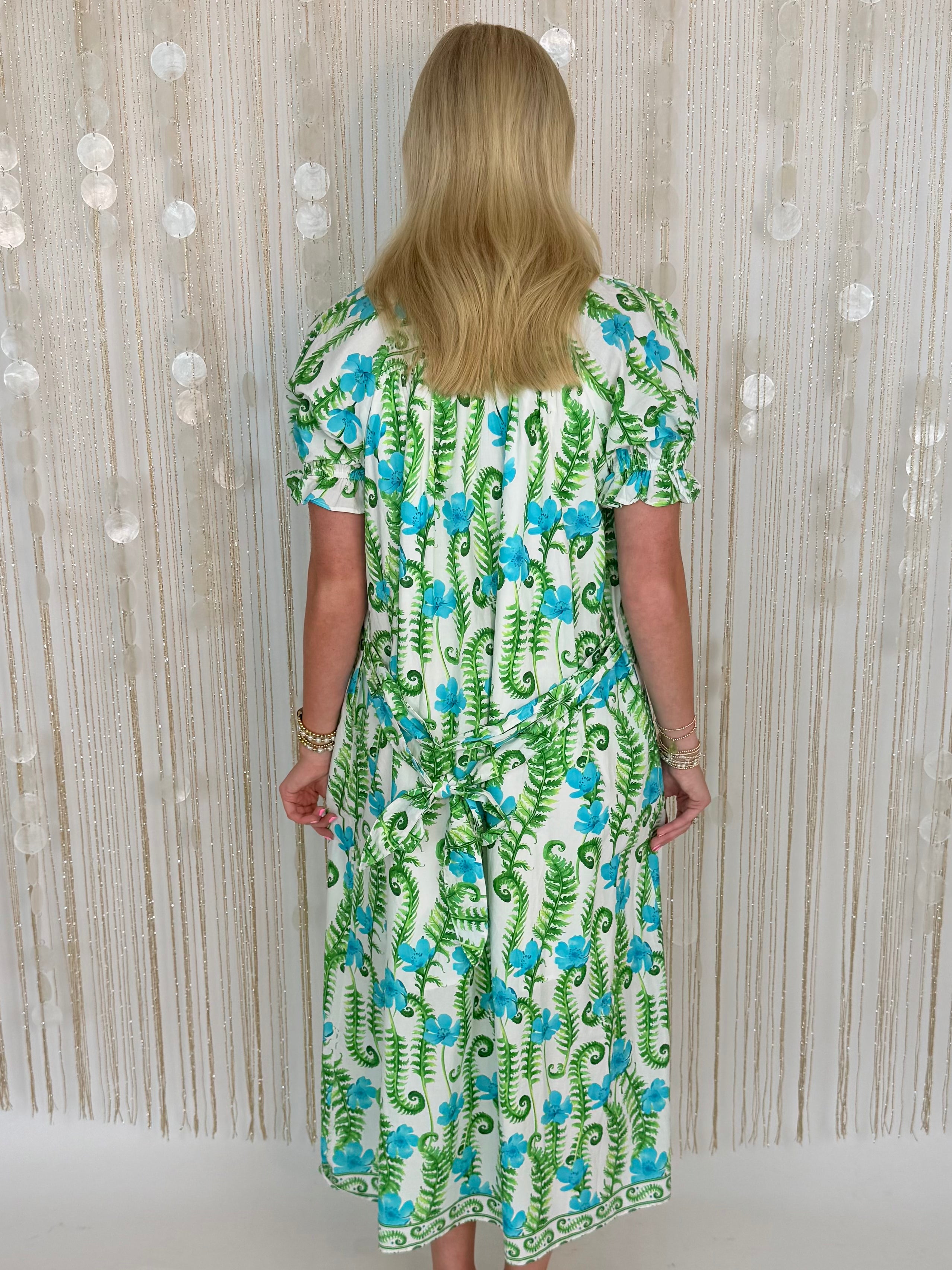 Love Alive Cream Ruffle Smocked Dress-Shop-Womens-Boutique-Clothing