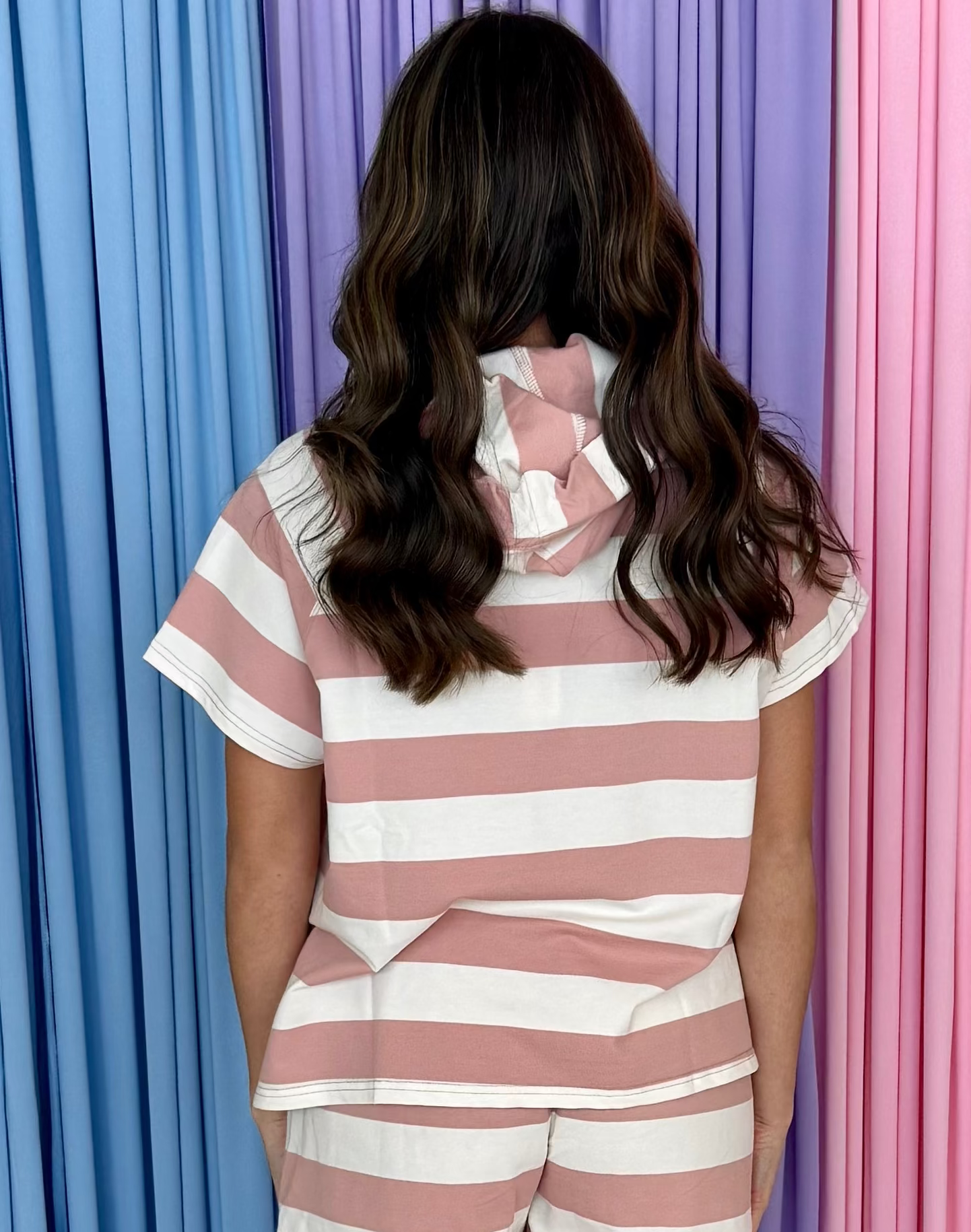 Lovely Touch Pink Hoodie Top-Shop-Womens-Boutique-Clothing