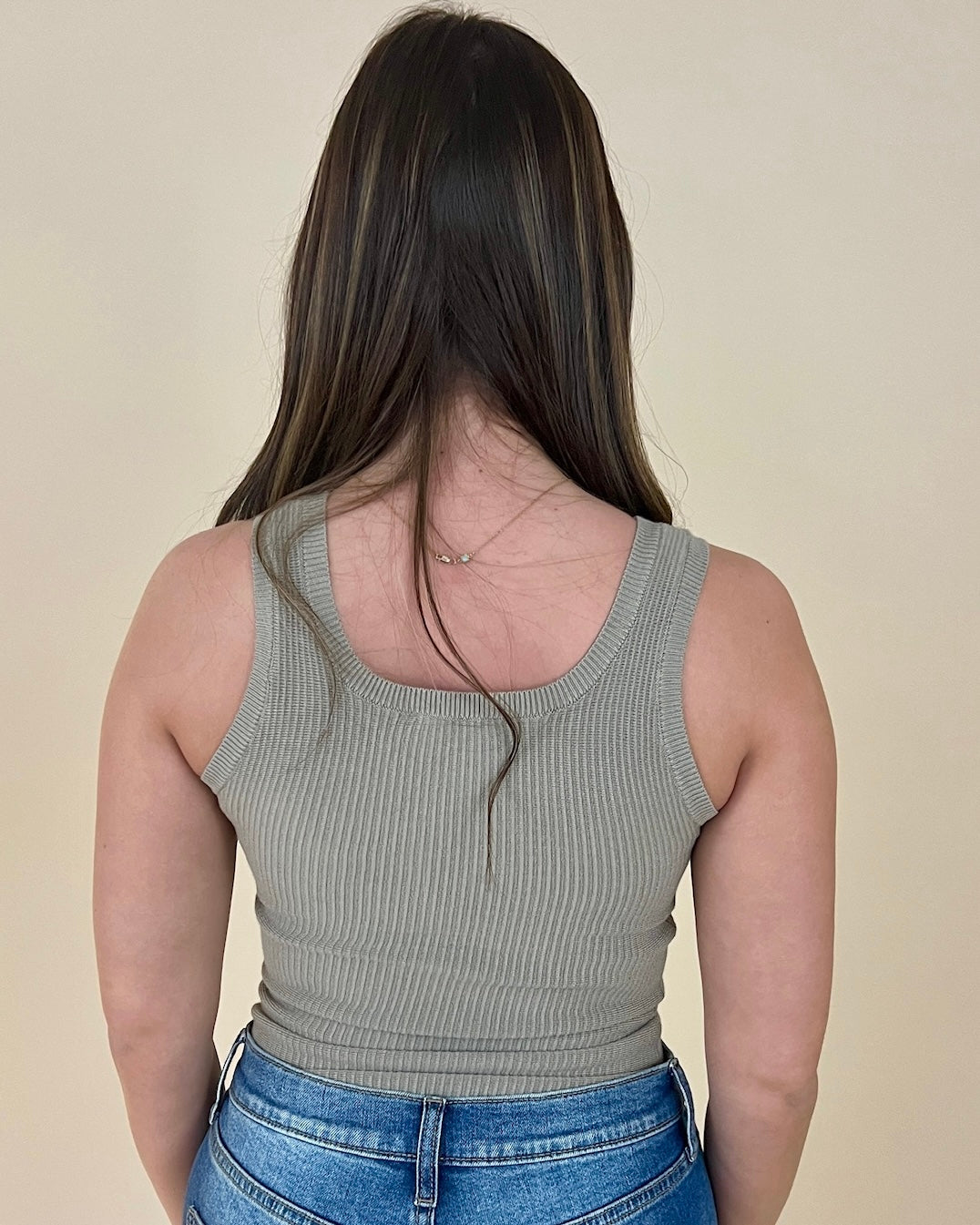 Here For It Taupe Sleeveless Bodysuit-Shop-Womens-Boutique-Clothing