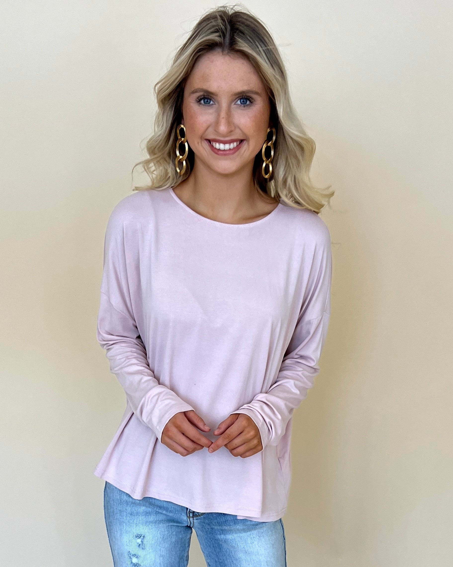Days Gone By V Rose Dolman Sleeve Top-Shop-Womens-Boutique-Clothing