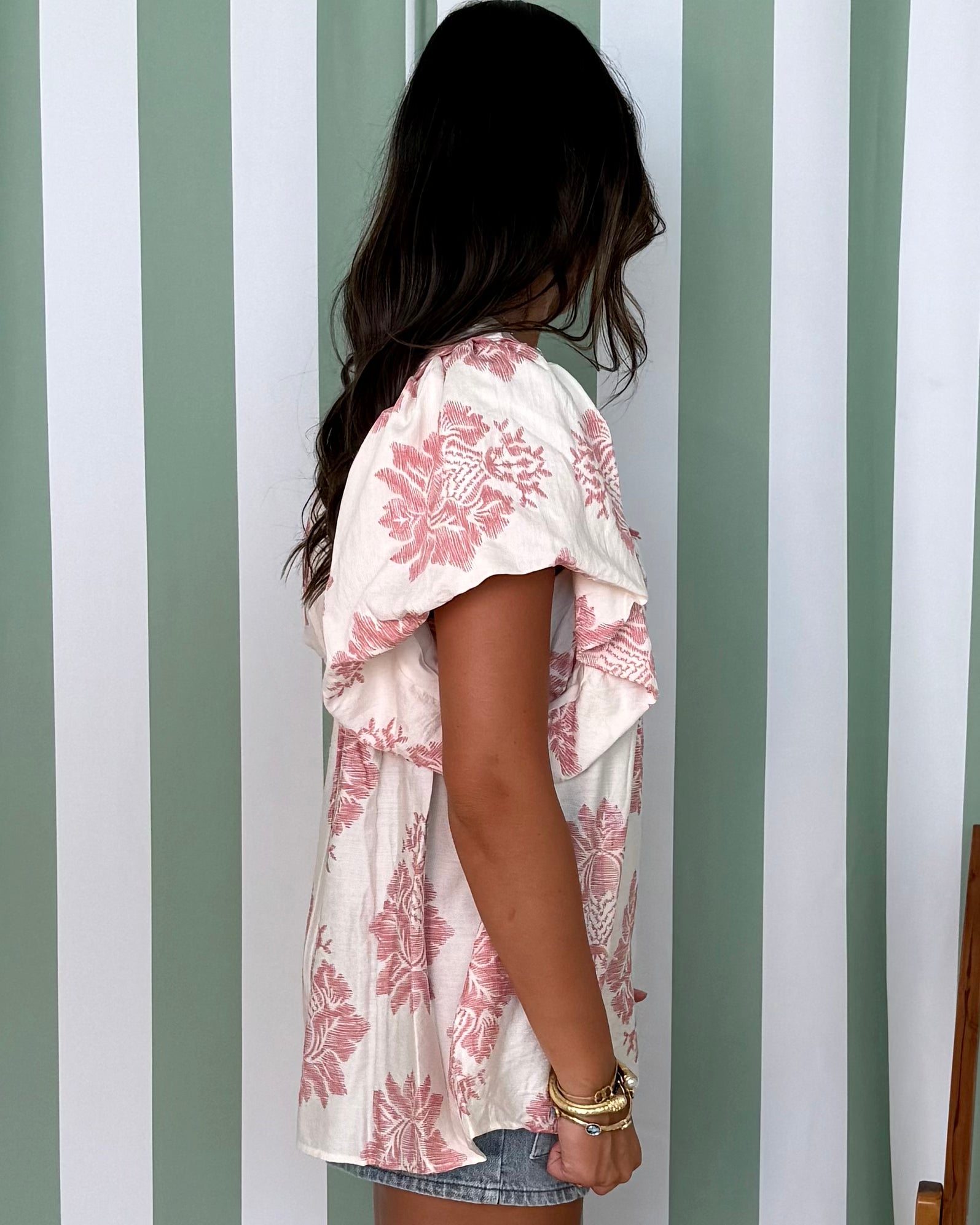 Sweet Talk Blush Mix Floral Scallop Top-Shop-Womens-Boutique-Clothing
