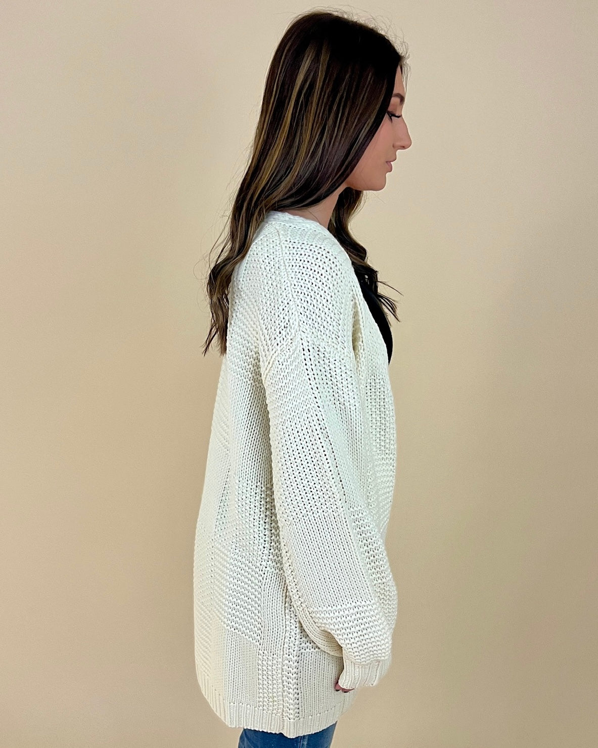 Needed This Cream Checker Cardigan-Shop-Womens-Boutique-Clothing