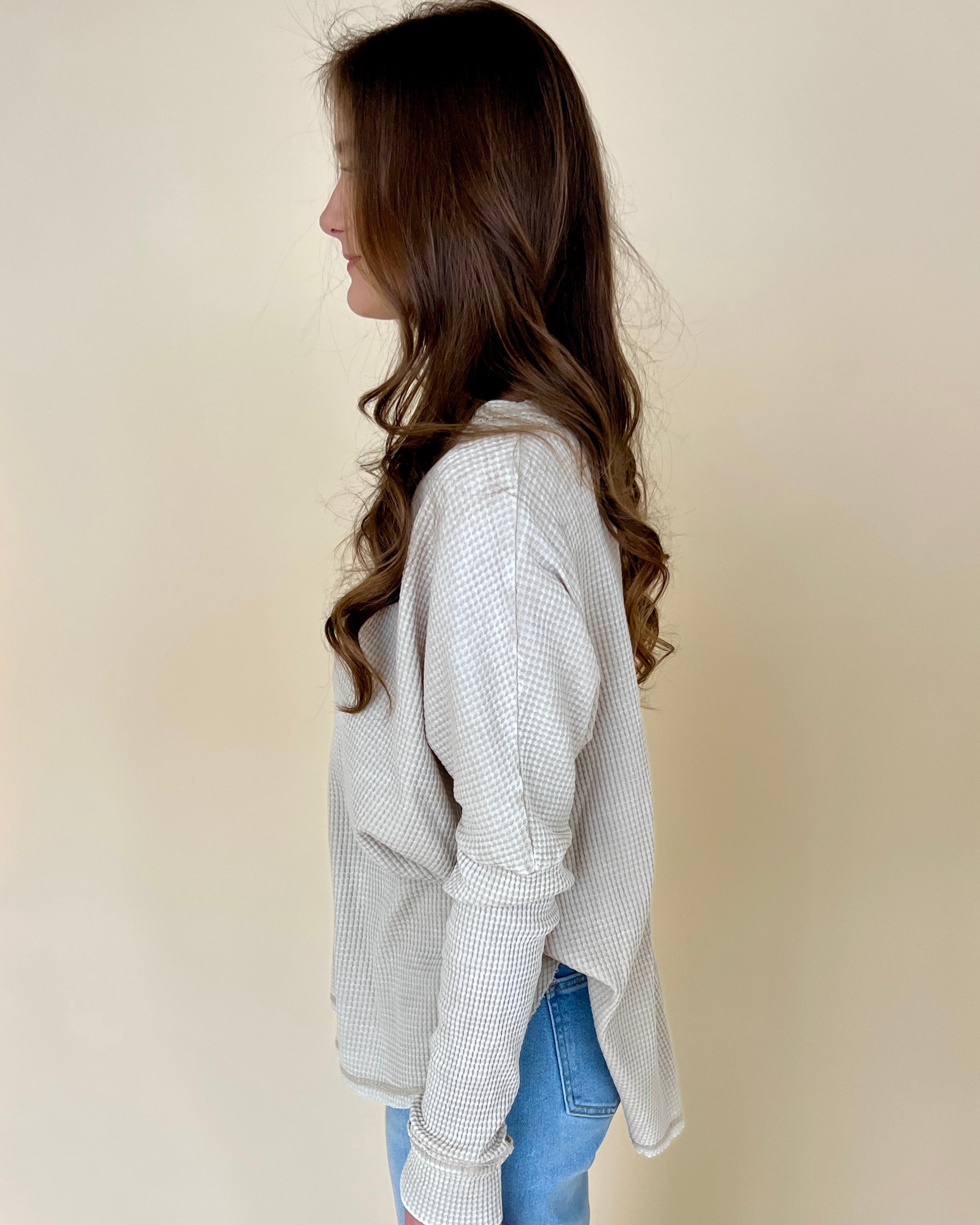 Washed Away Sand Beige Washed Knit Top-Shop-Womens-Boutique-Clothing