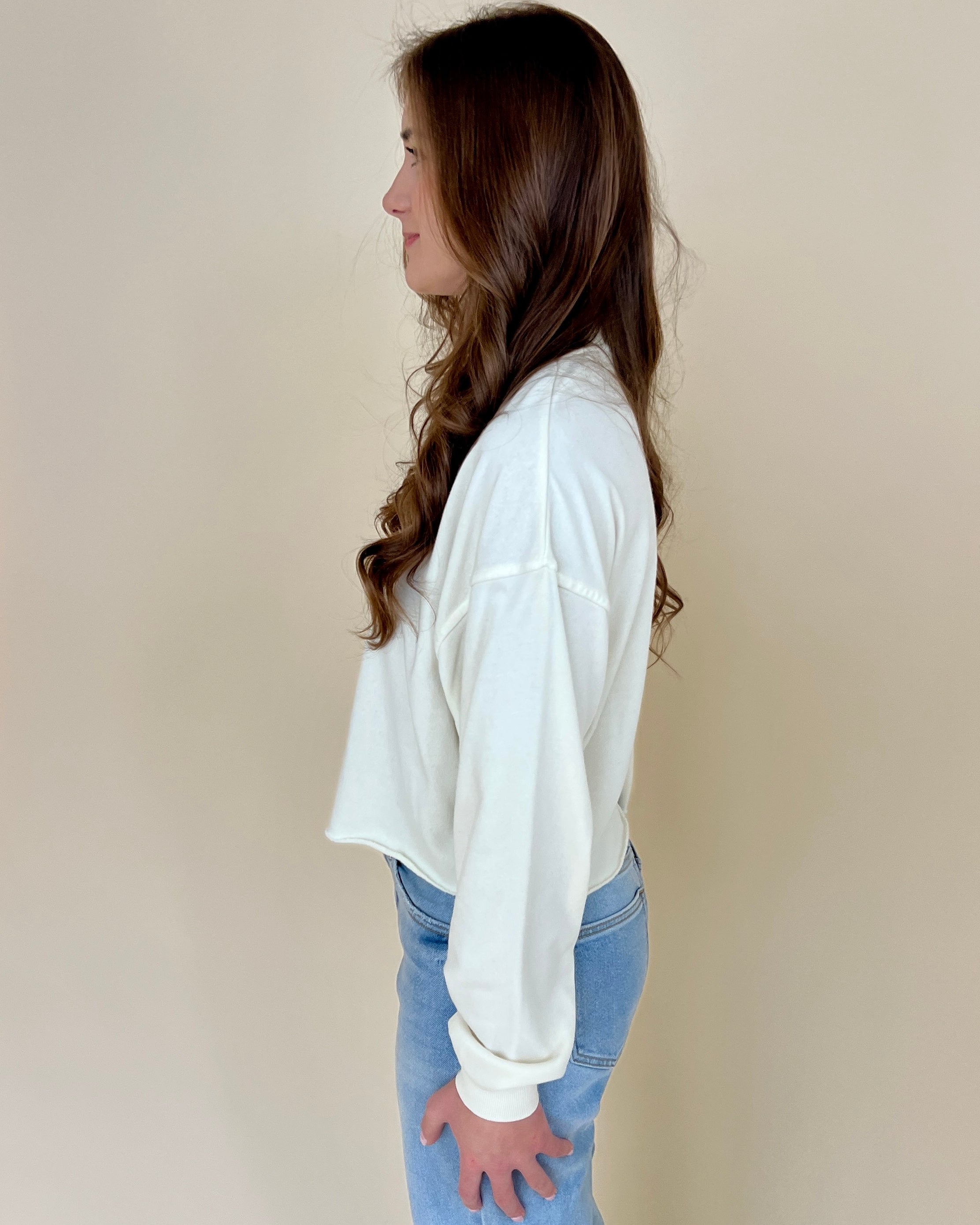 Just A Dream Cream Cropped Dolman Top-Shop-Womens-Boutique-Clothing