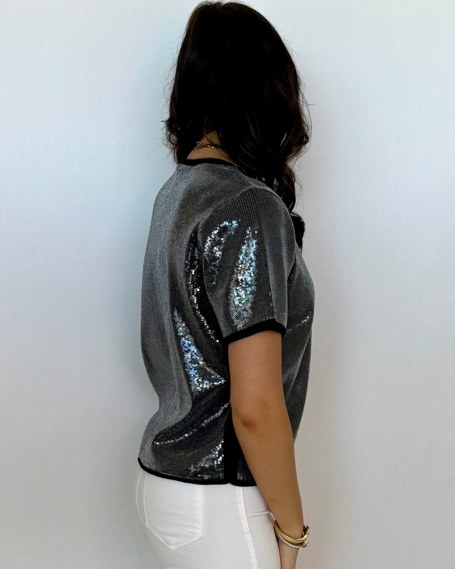 Ain't It Fun Black Sequin Top-Shop-Womens-Boutique-Clothing