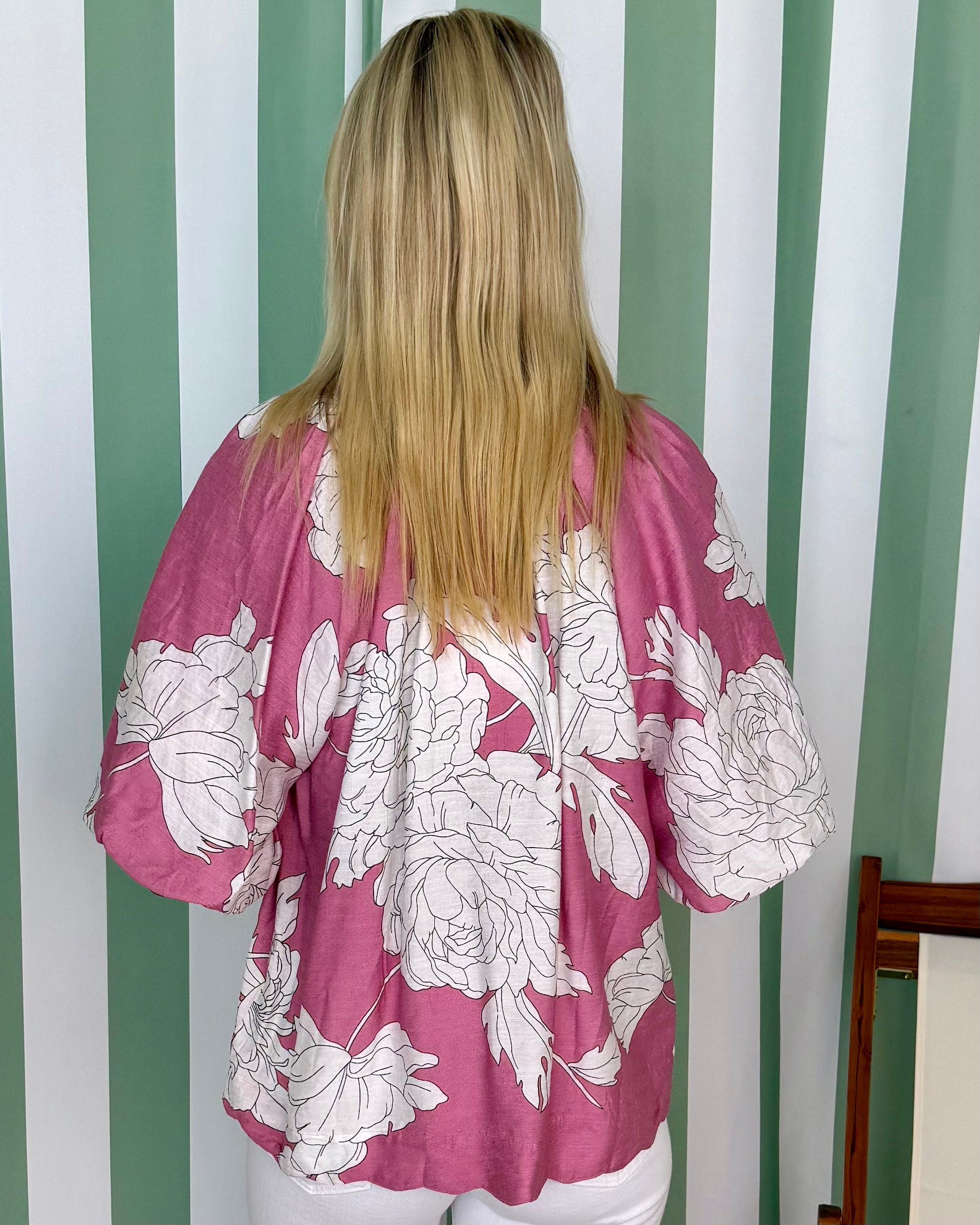 Exciting Love Rose Floral Print Top-Shop-Womens-Boutique-Clothing