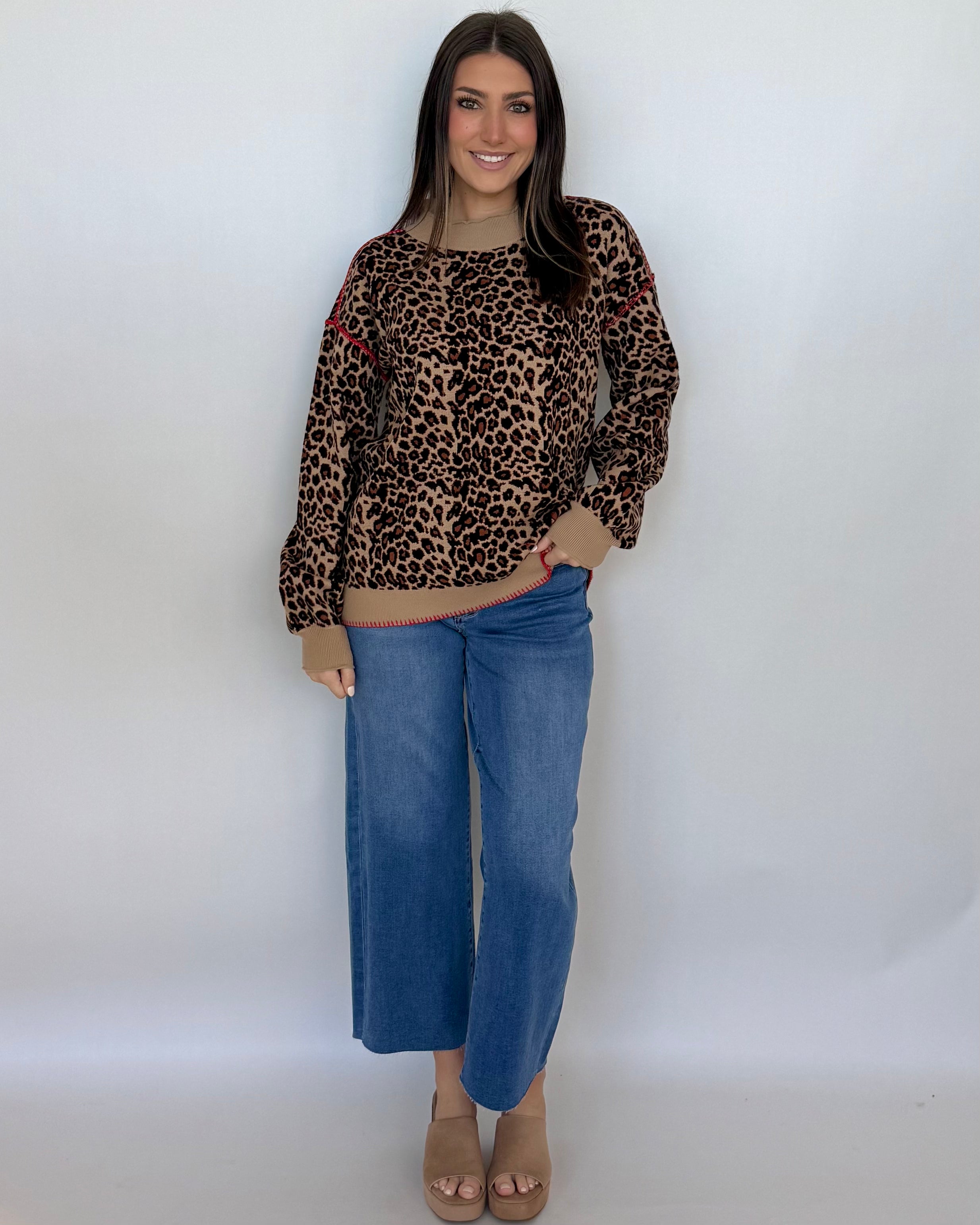 All Adventure Animal Print Sweater-Shop-Womens-Boutique-Clothing