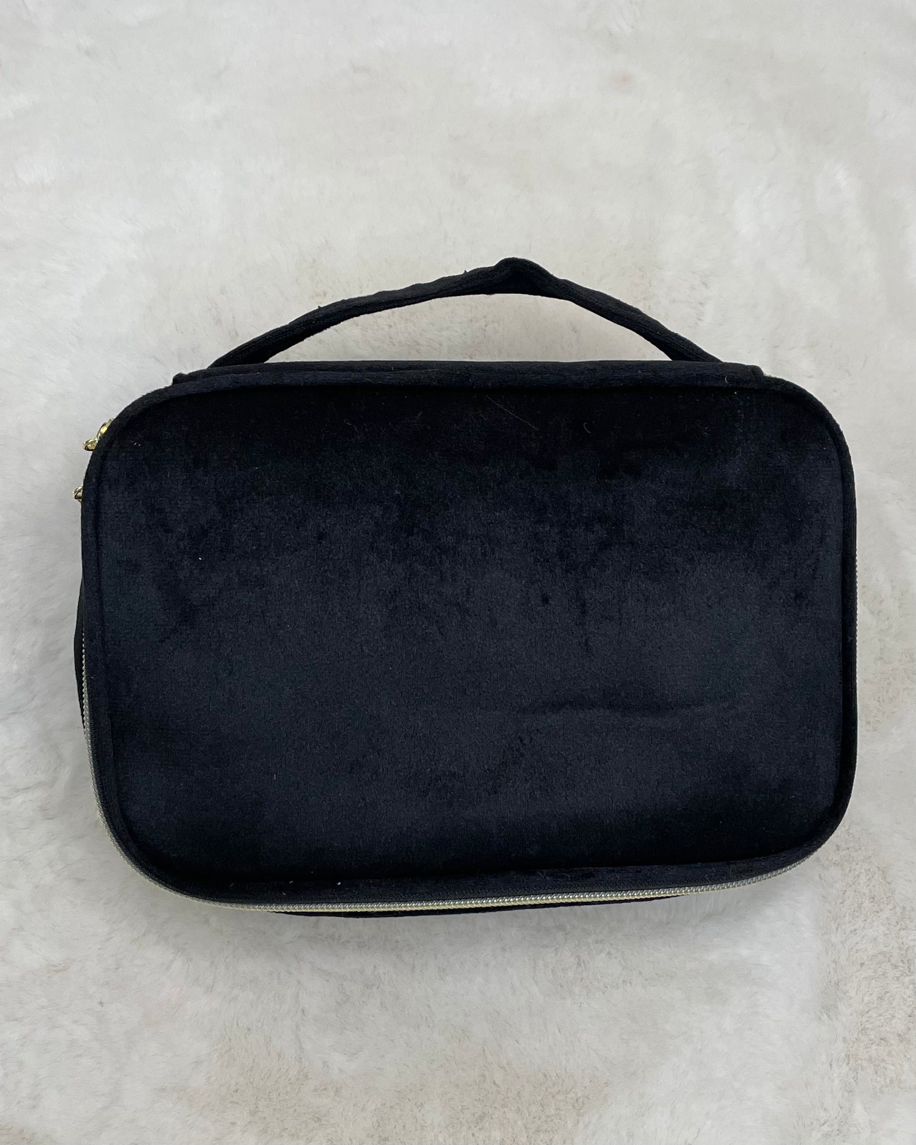 Sent Packing Black Velvet Toiletry Travel Case-Regular-Shop-Womens-Boutique-Clothing