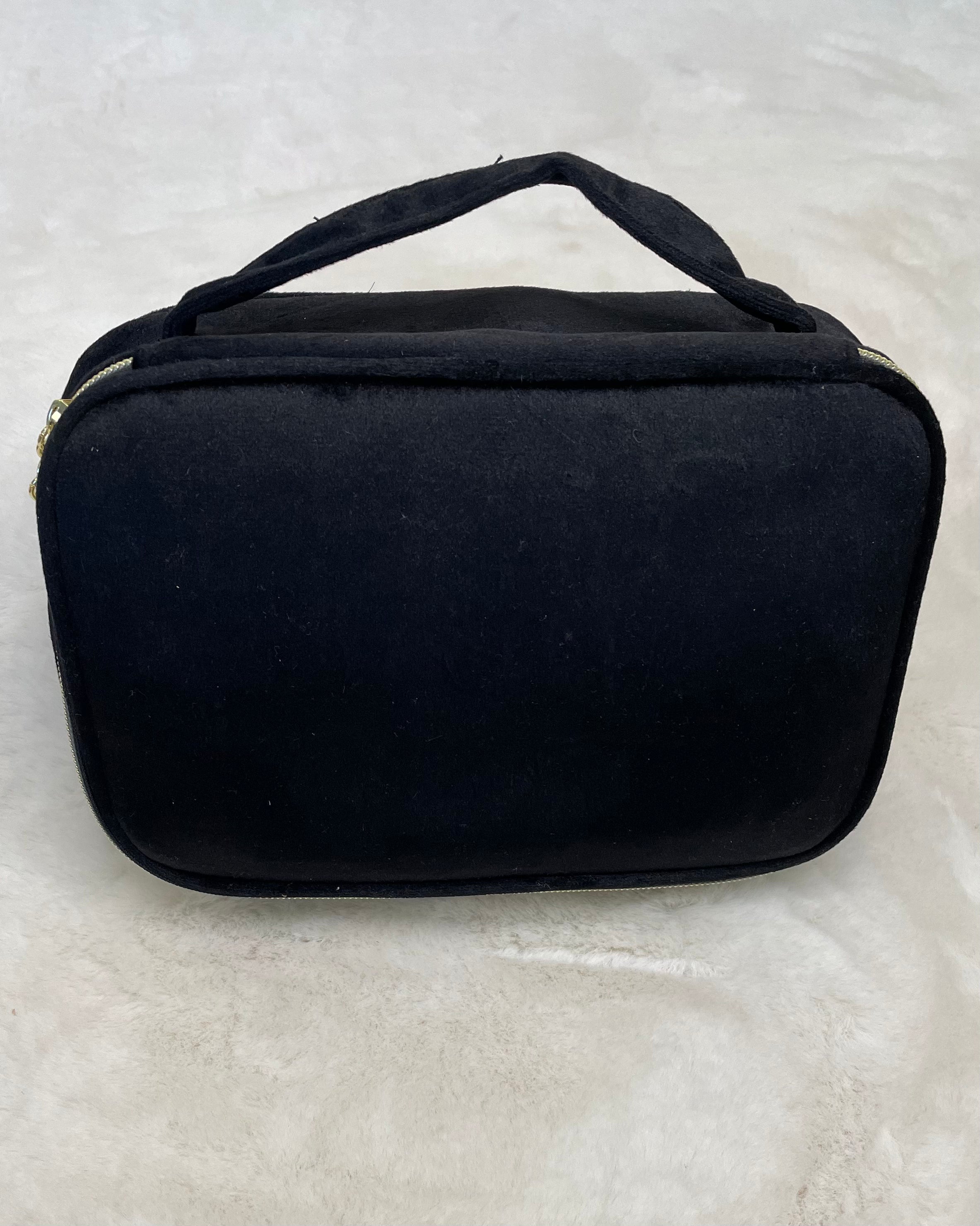 Sent Packing Black Velvet Toiletry Travel Case-Regular-Shop-Womens-Boutique-Clothing