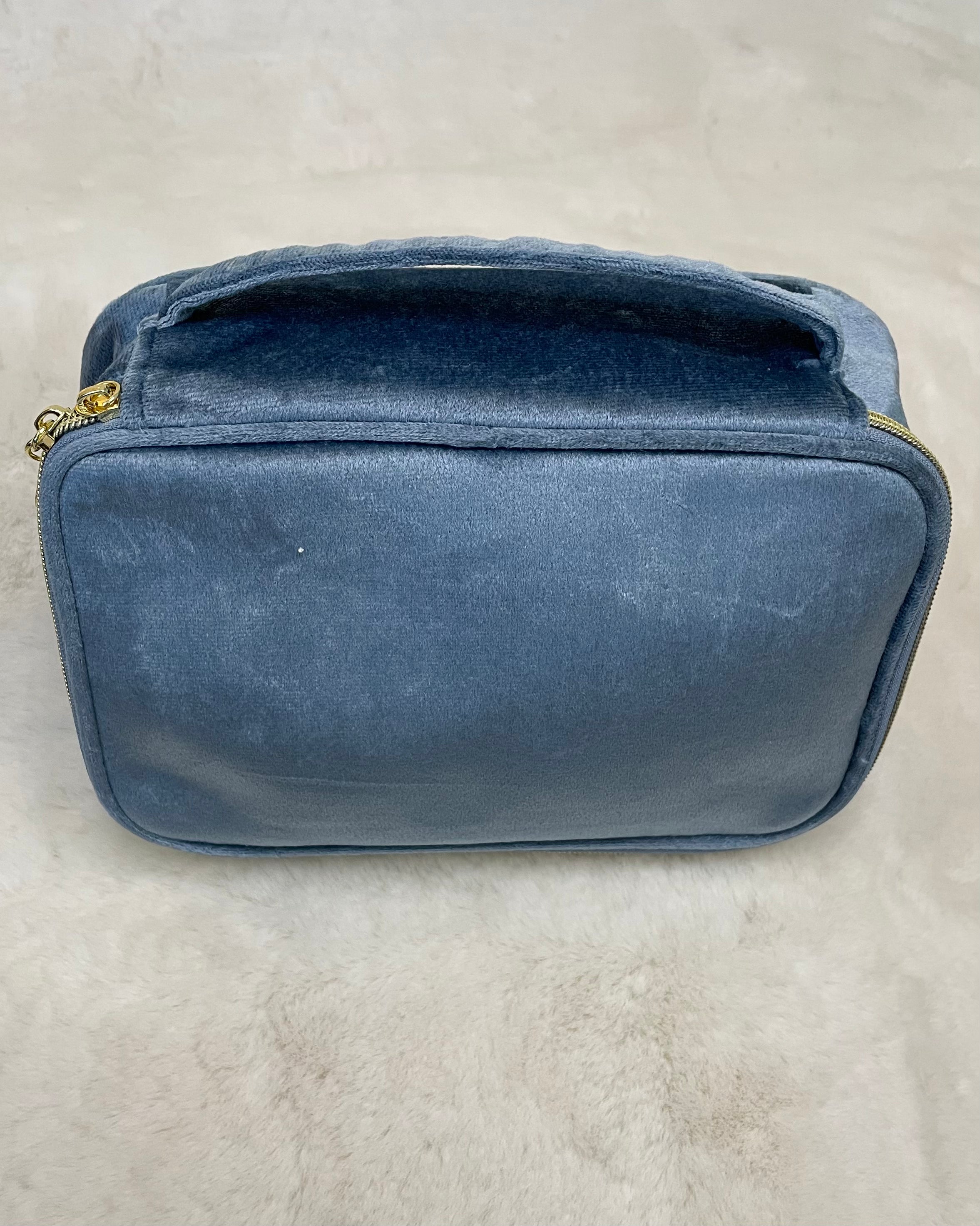 Sent Packing Blue Velvet Toiletry Travel Case-Regular-Shop-Womens-Boutique-Clothing