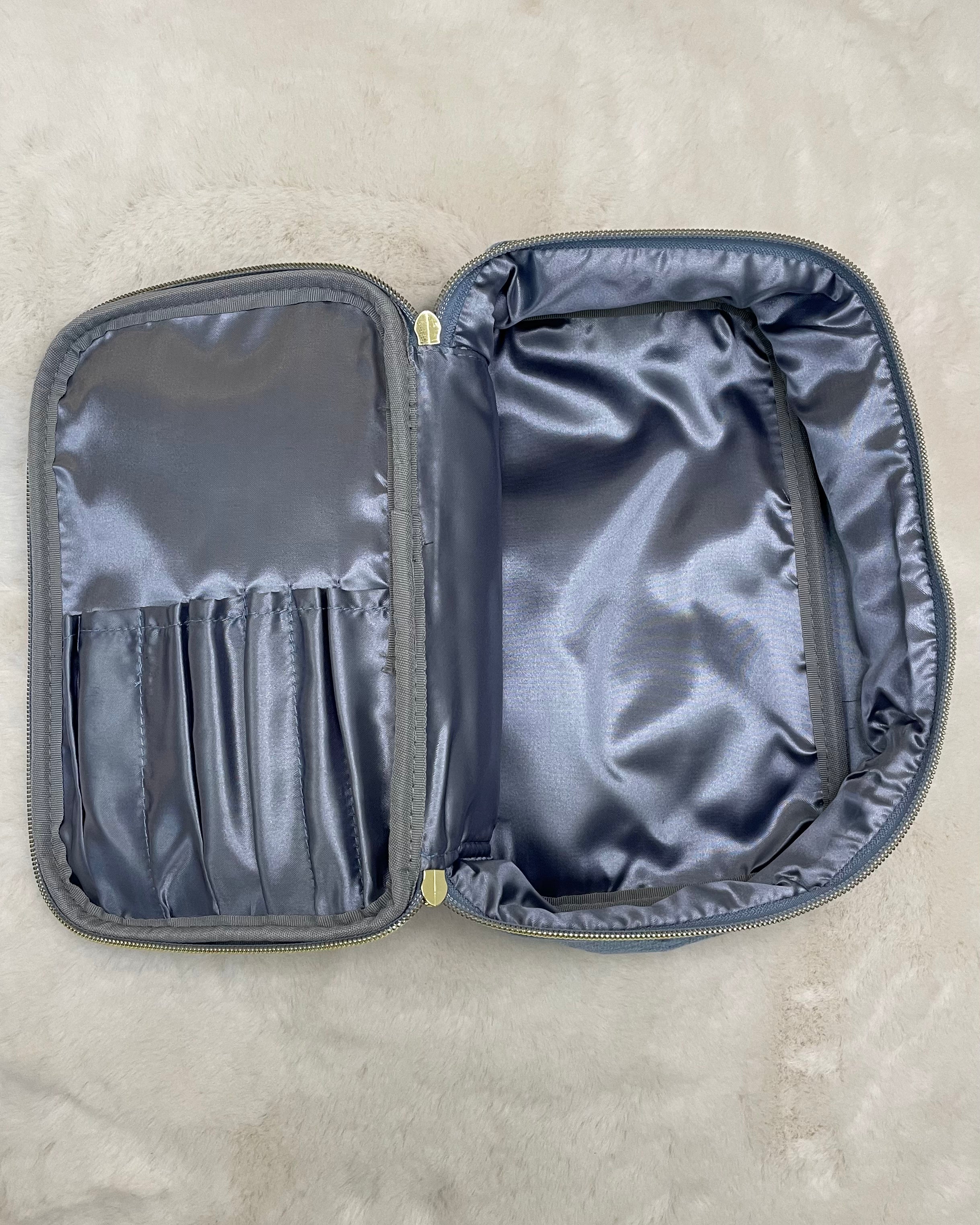 Sent Packing Blue Velvet Toiletry Travel Case-Regular-Shop-Womens-Boutique-Clothing