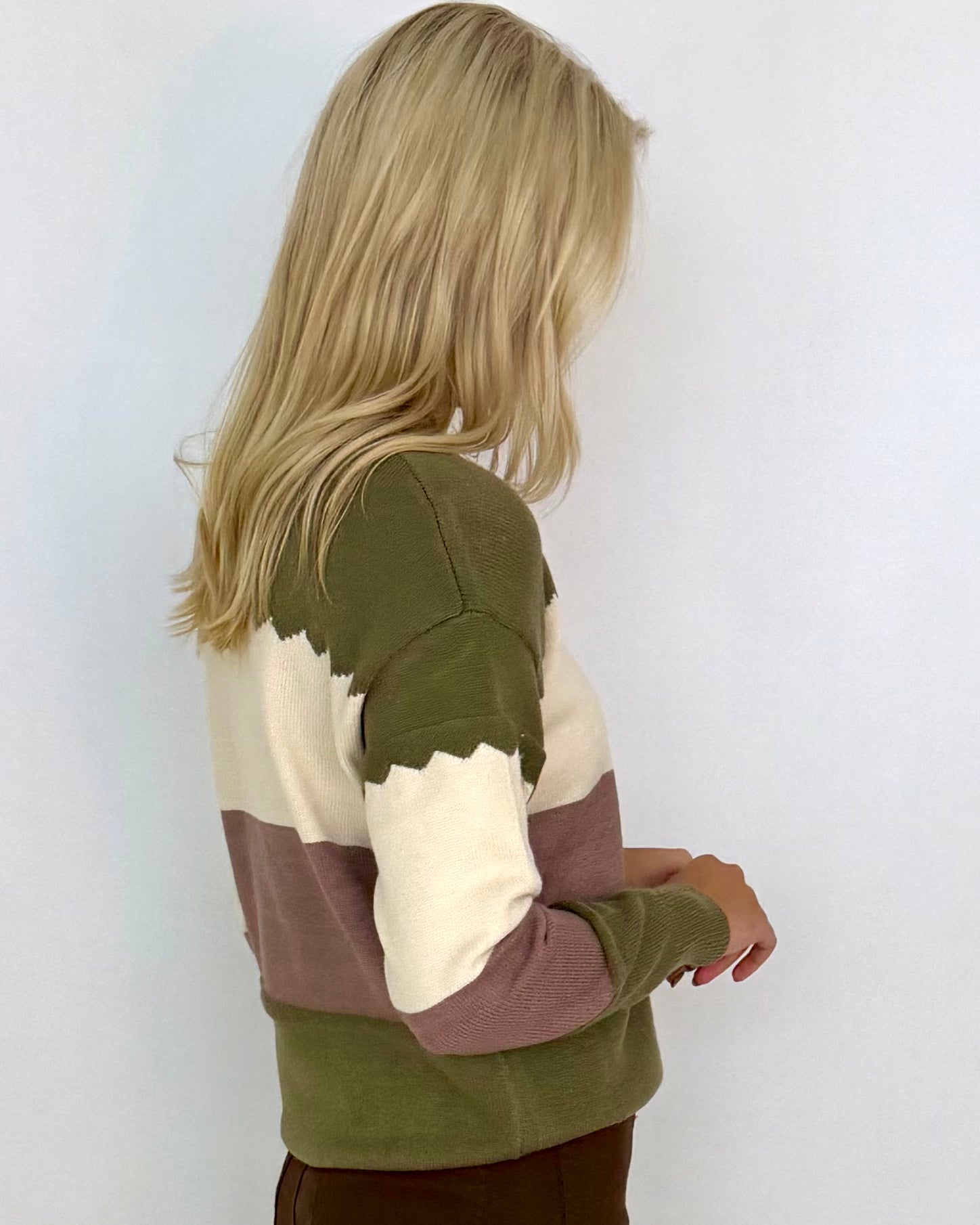 Cute Concept Brown Crew Neck Sweater-Shop-Womens-Boutique-Clothing