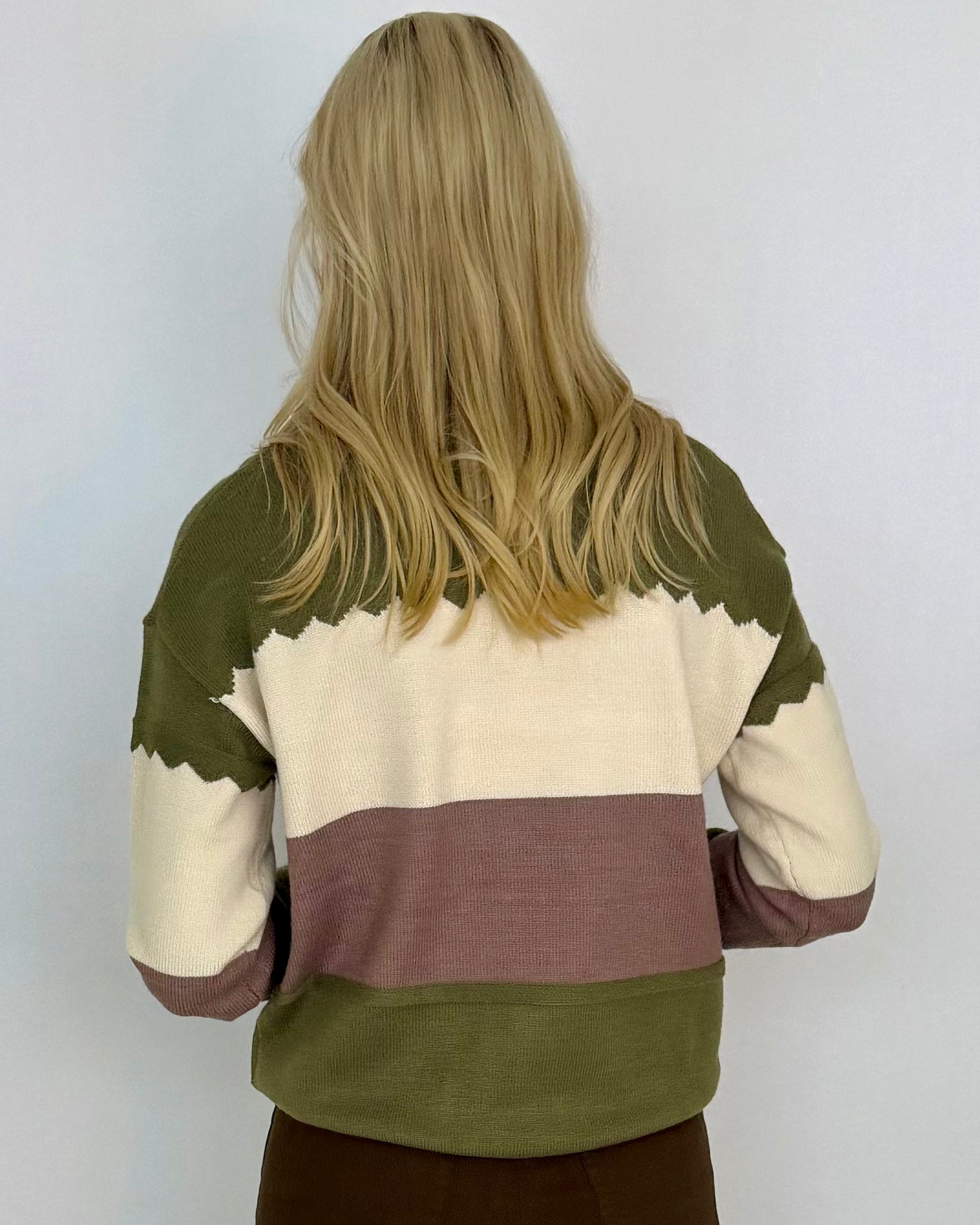 Cute Concept Brown Crew Neck Sweater-Shop-Womens-Boutique-Clothing