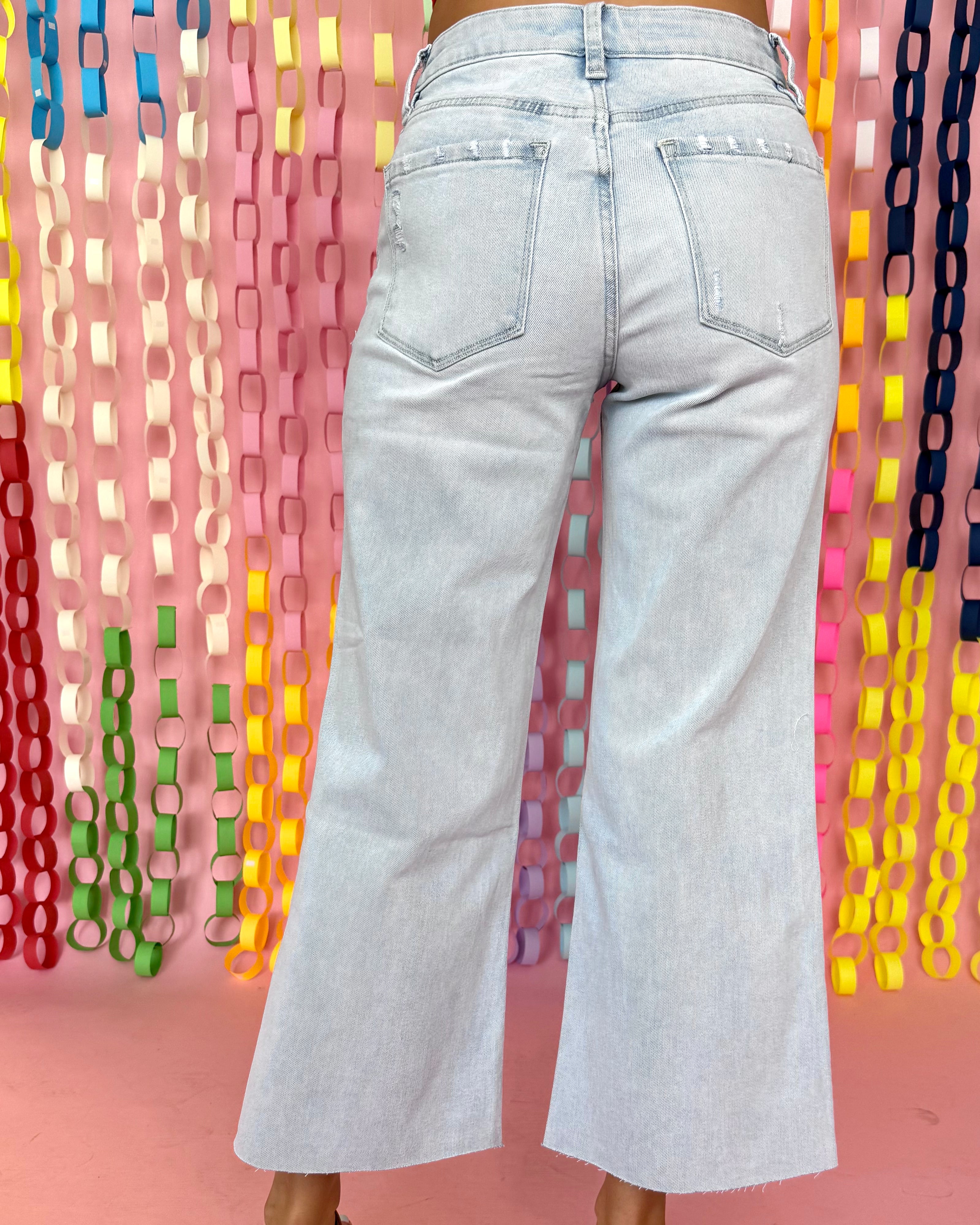 In Common Washed Denim High Rise Wide Leg-Shop-Womens-Boutique-Clothing