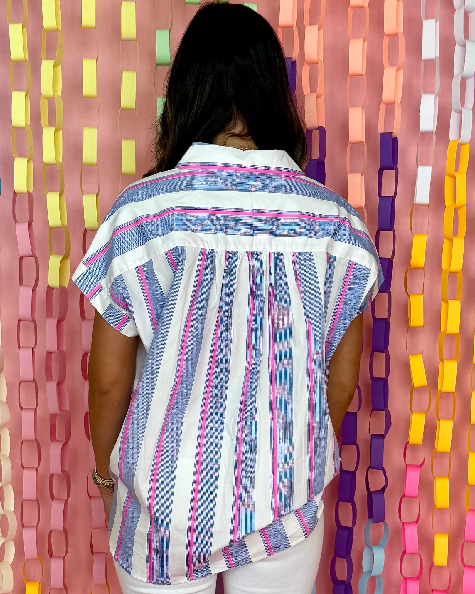 Feeling Breezy Pink Striped Dolman Top-Shop-Womens-Boutique-Clothing