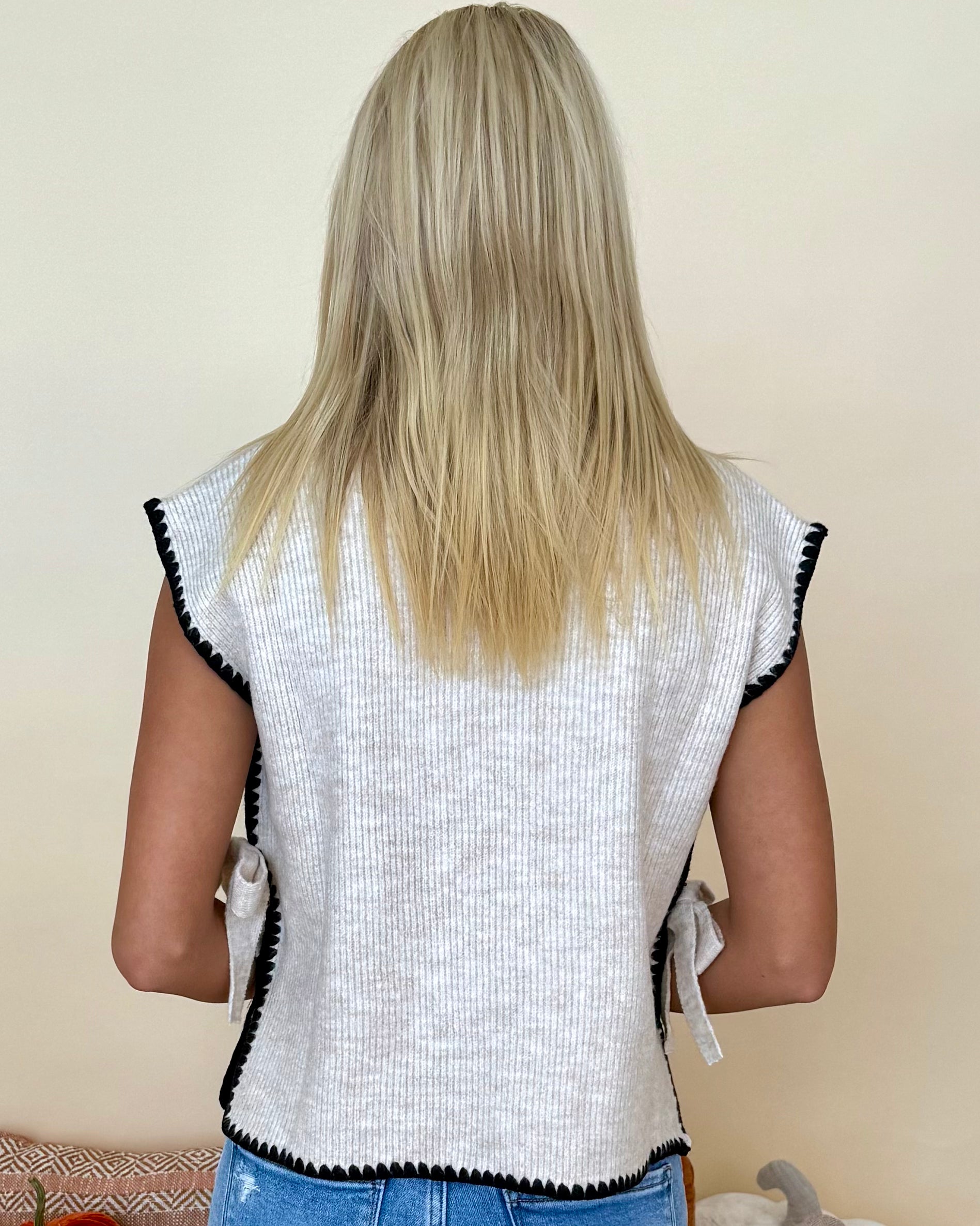 No Compromise Oatmeal Mock Stitch Sweater-Shop-Womens-Boutique-Clothing