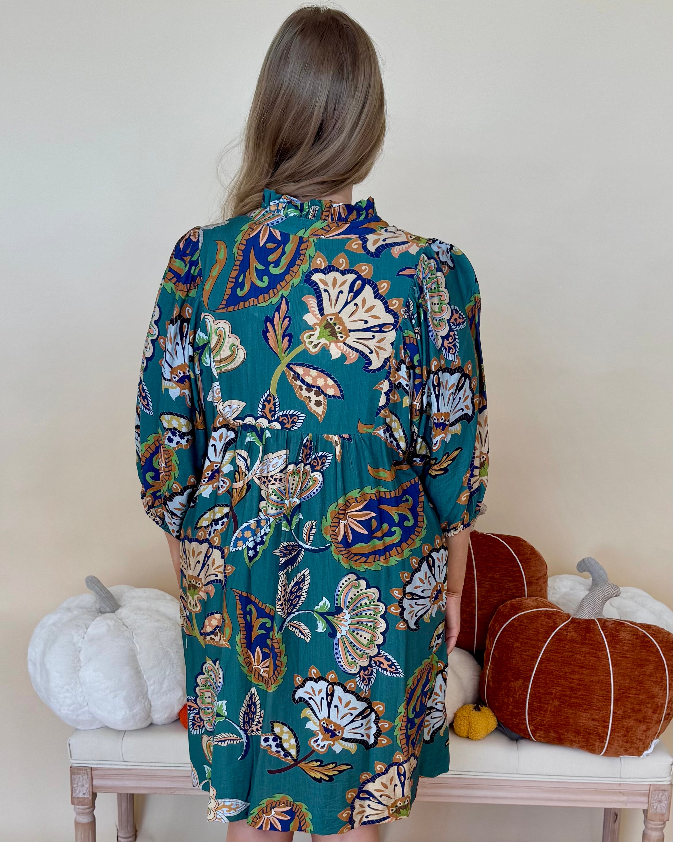 Find Time Lagoon Plus Abstract Dress-Shop-Womens-Boutique-Clothing