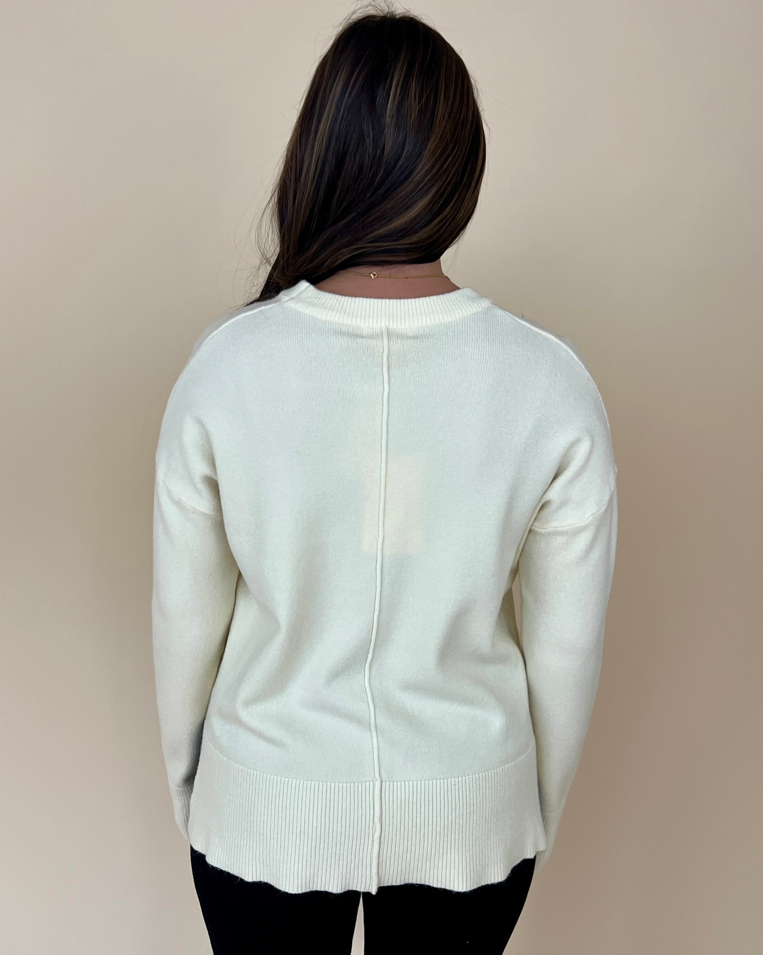 All Ready Ivory Sweater-Shop-Womens-Boutique-Clothing