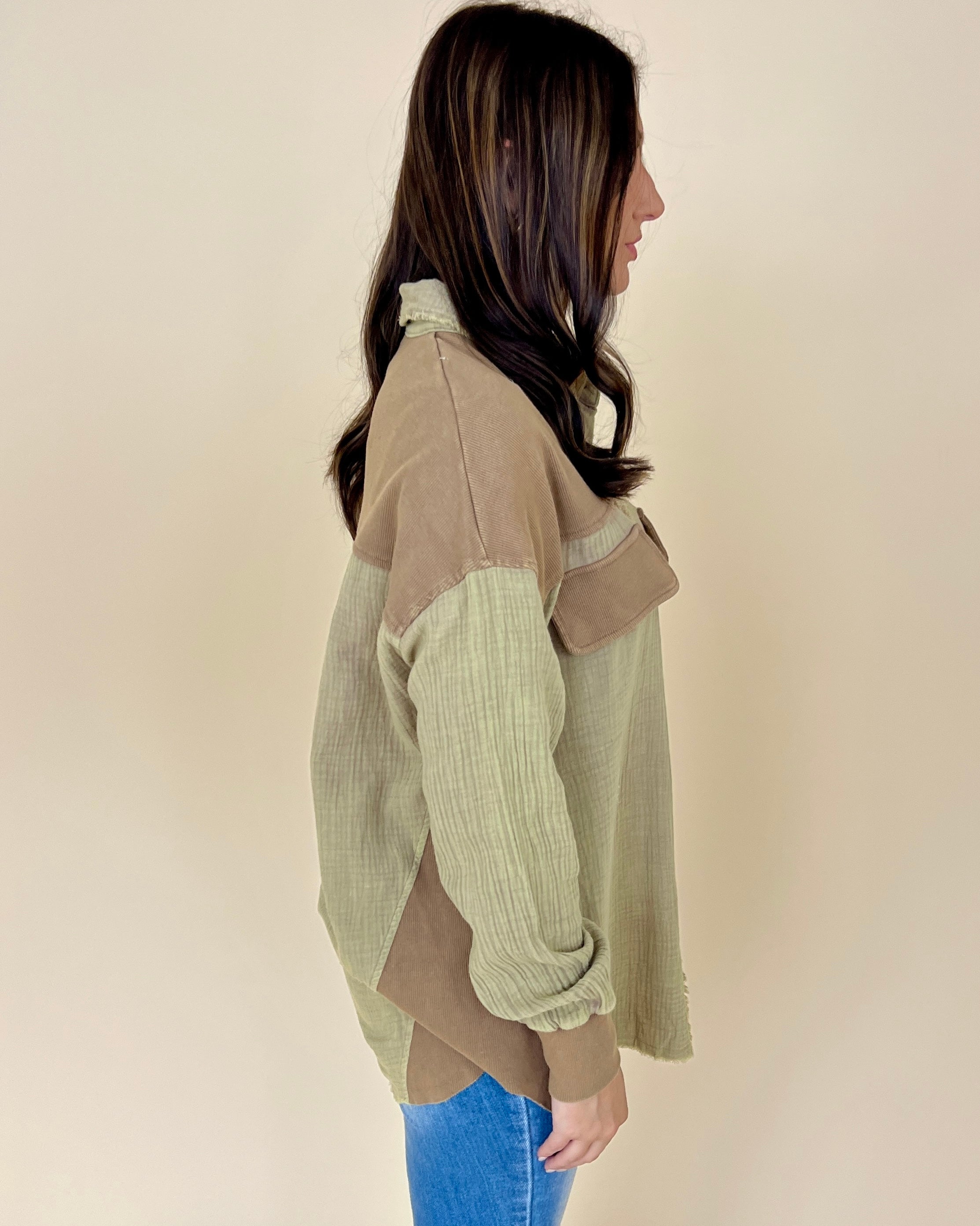 Only Hope Mocha Oversized Jacket-Shop-Womens-Boutique-Clothing