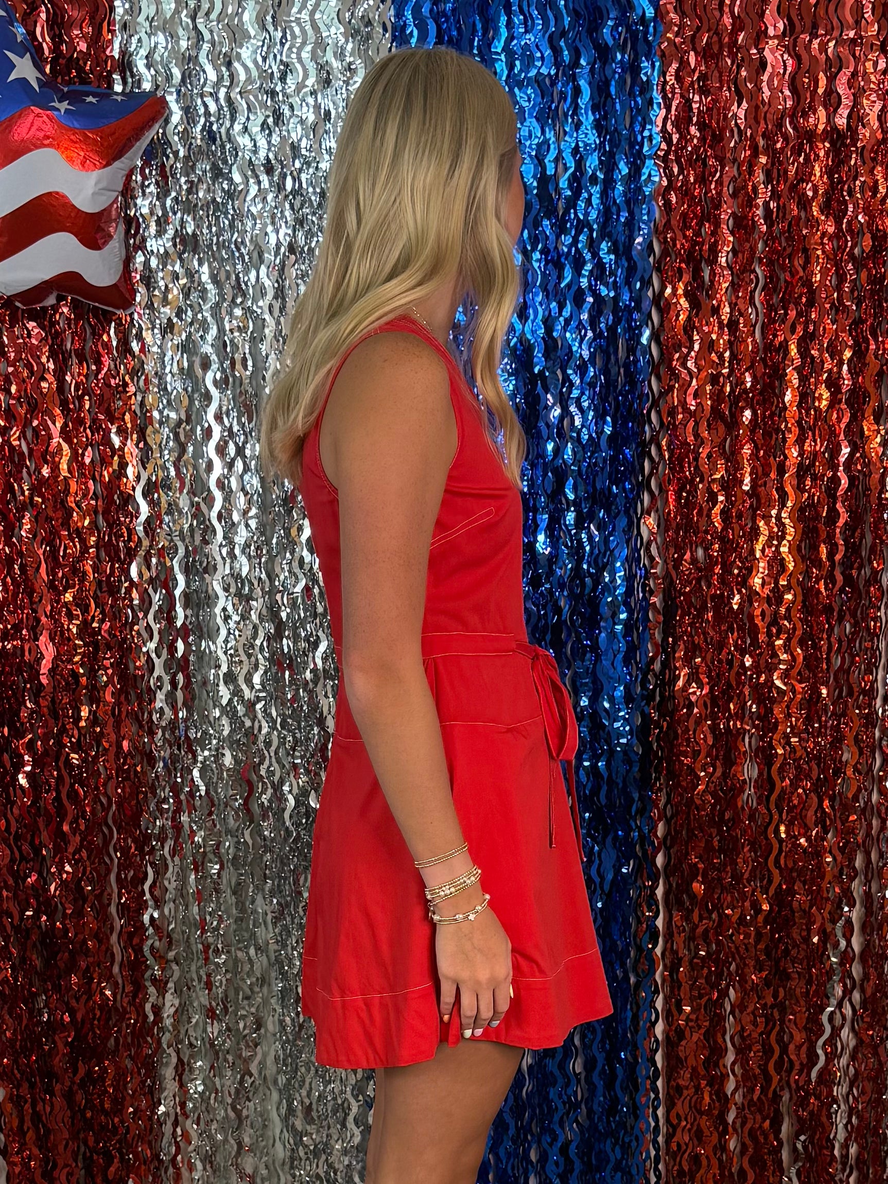 Similar Intent Red Sleeveless Dress-Shop-Womens-Boutique-Clothing