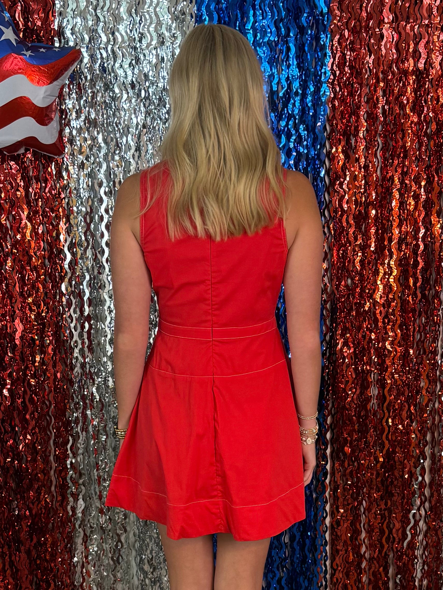 Similar Intent Red Sleeveless Dress-Shop-Womens-Boutique-Clothing