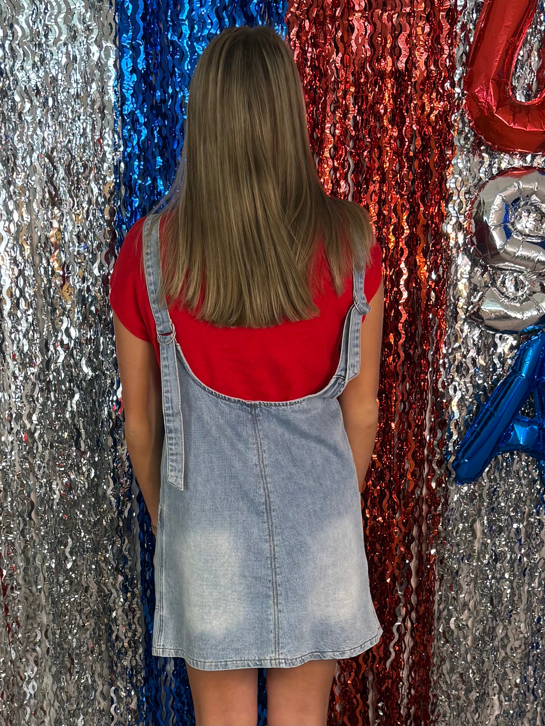 Kind Of Perfect Denim Overall Dress-Shop-Womens-Boutique-Clothing