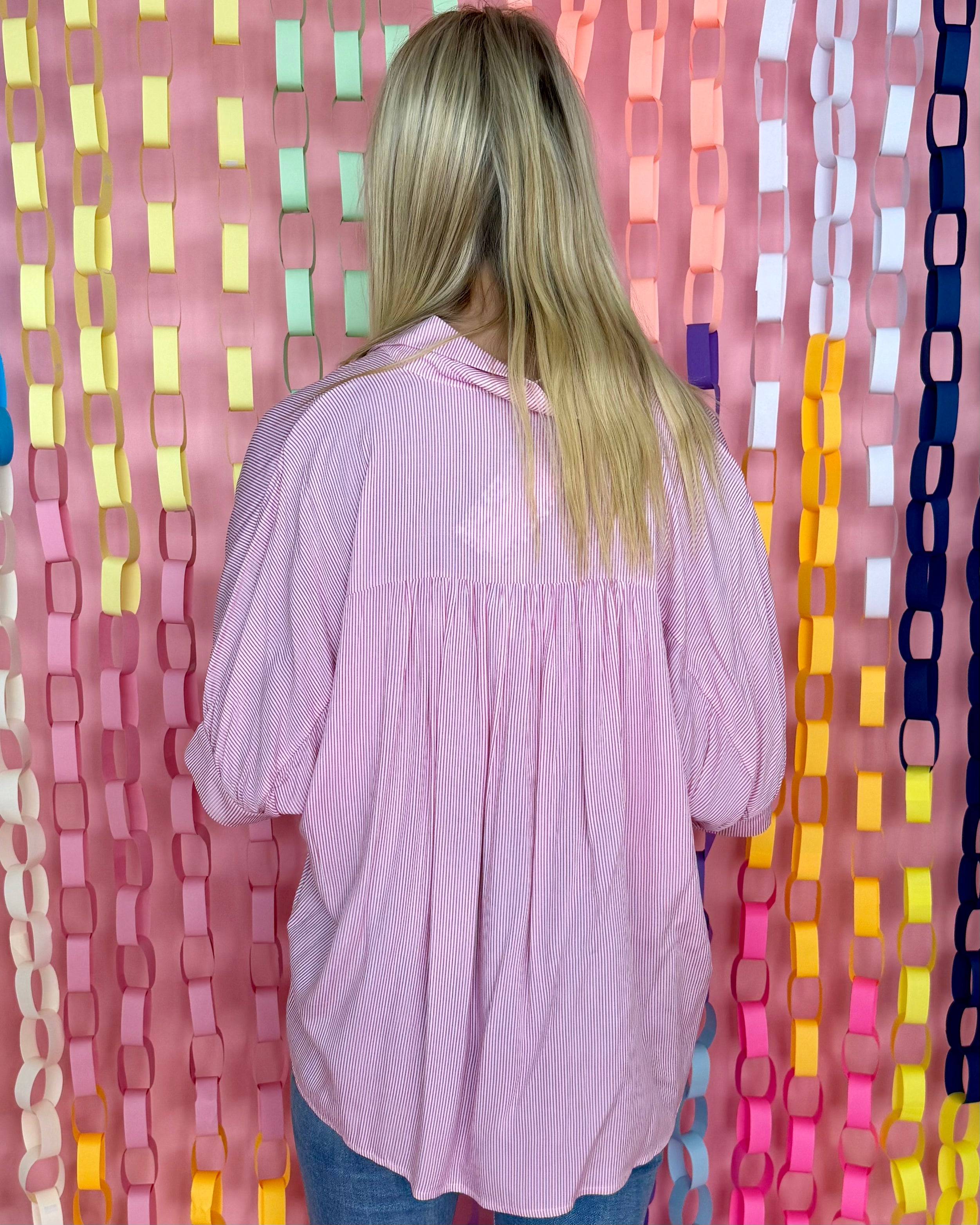 Play On Pink Striped Dolman Top-Shop-Womens-Boutique-Clothing