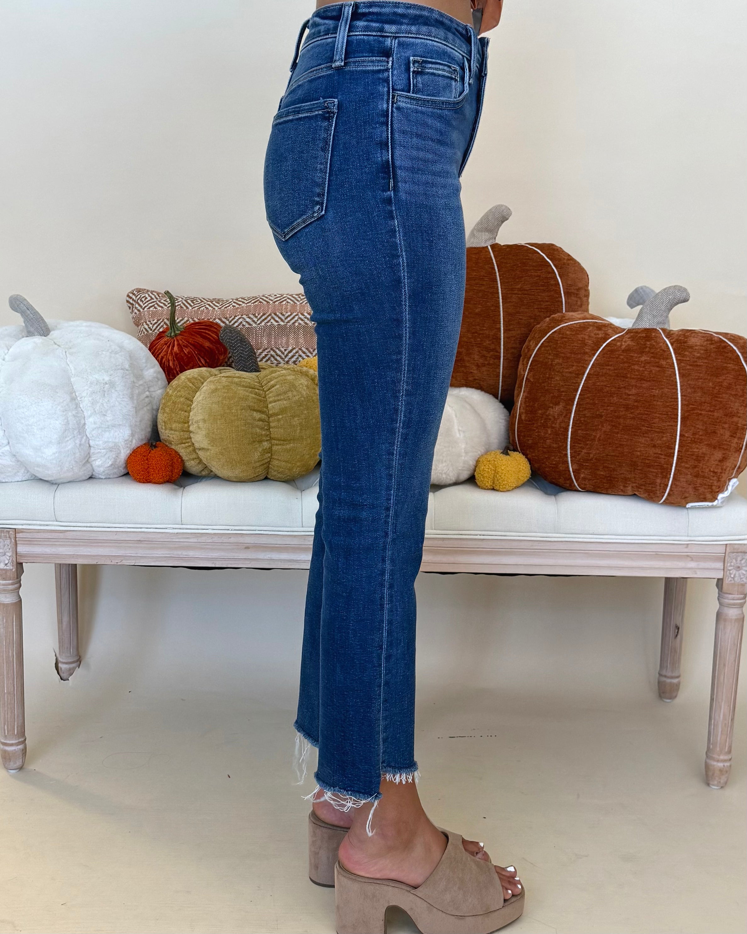 Soft Glow High Rise Kick Flare Jeans-Shop-Womens-Boutique-Clothing