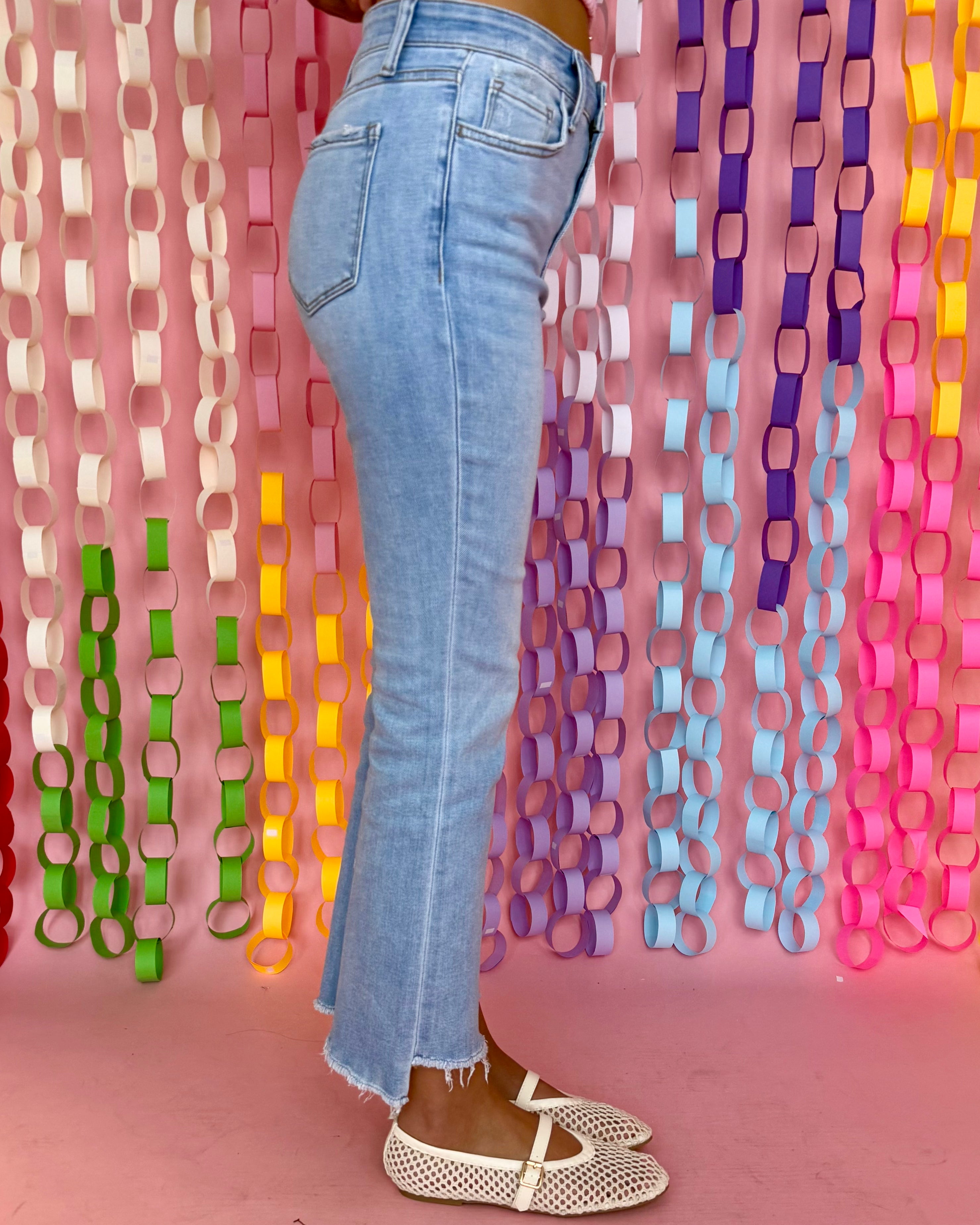 The Driven Light Denim High Rise Crop Flare-Shop-Womens-Boutique-Clothing