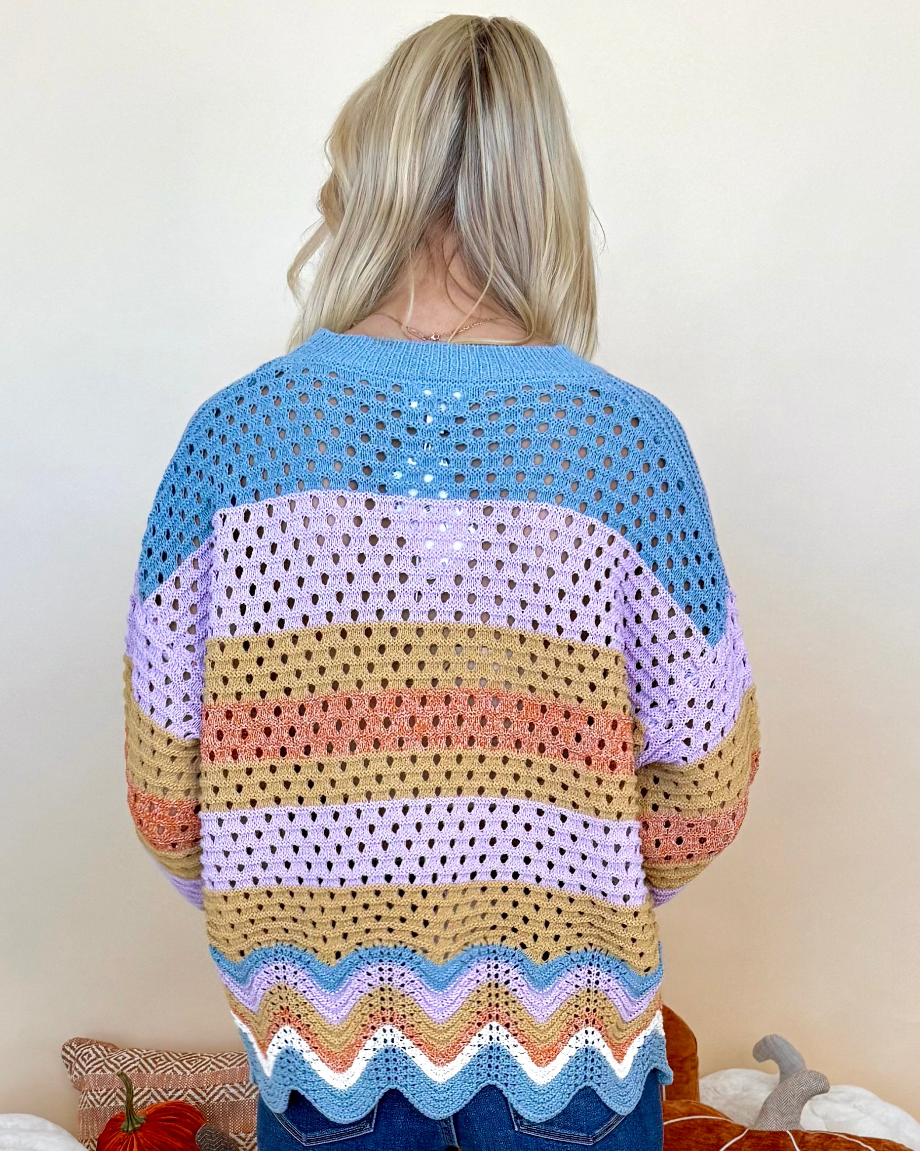 Step Into Style Vintage Lilac Wavy Sweater-Shop-Womens-Boutique-Clothing