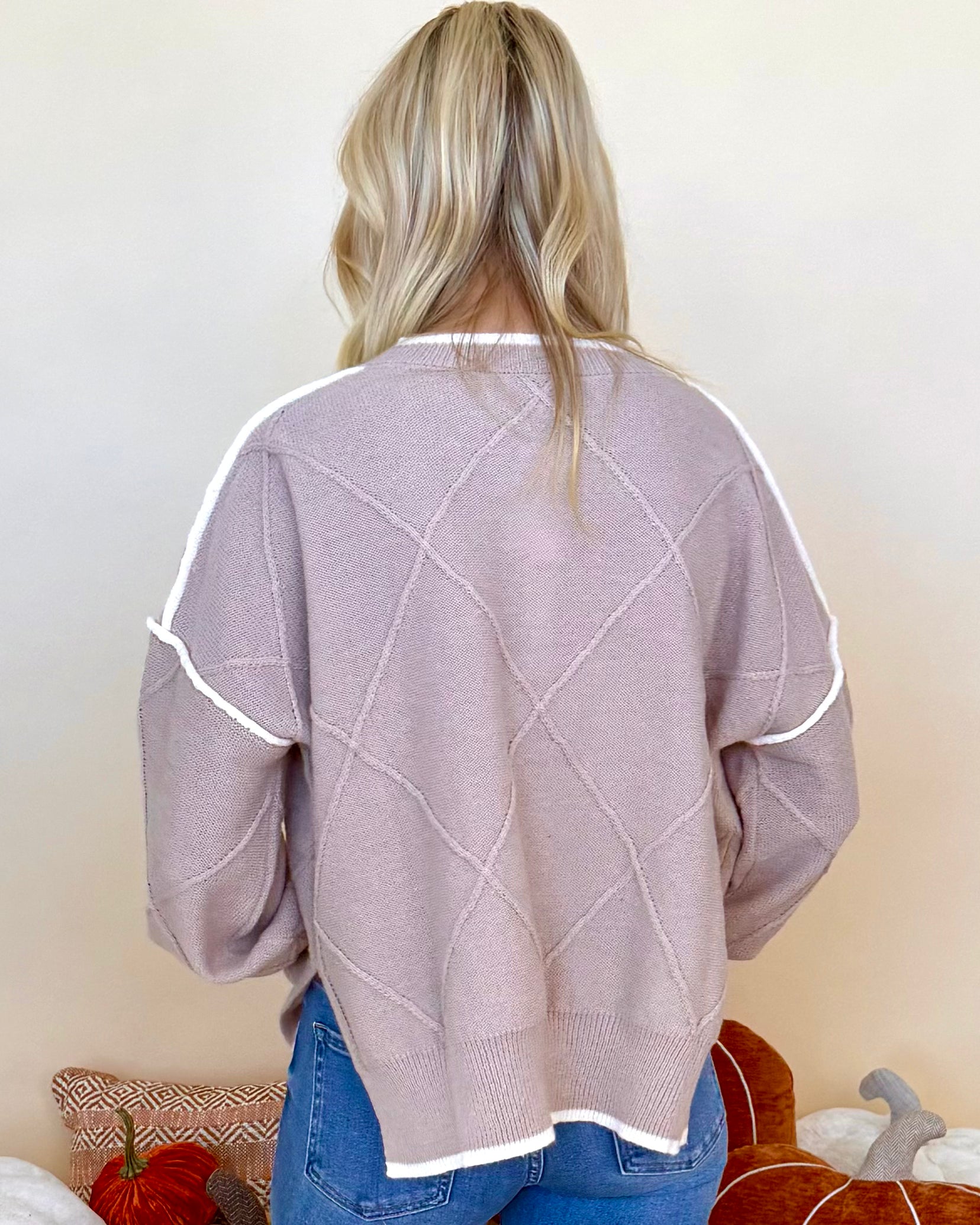 How We Planned Taupe Bow Sweater-Shop-Womens-Boutique-Clothing