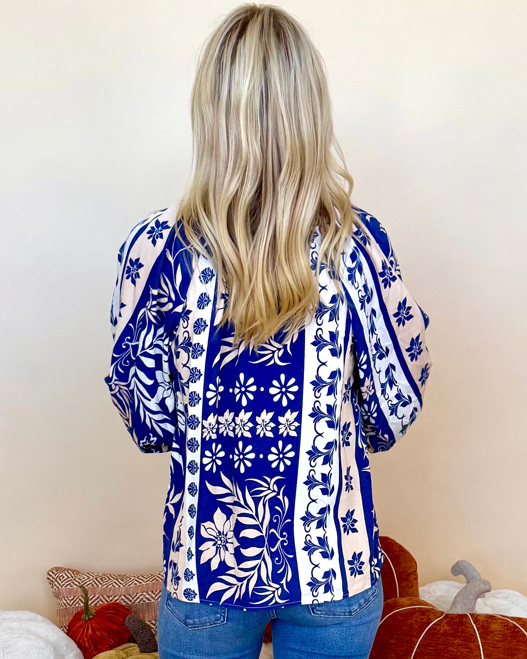 Scenic Route Midnight Boho Floral Top-Shop-Womens-Boutique-Clothing