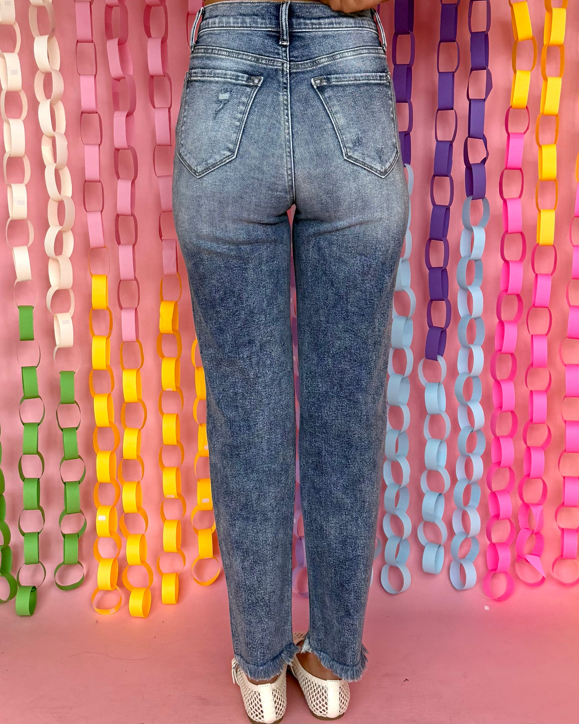 Long Distant Dark Denim Mom Jean-Shop-Womens-Boutique-Clothing