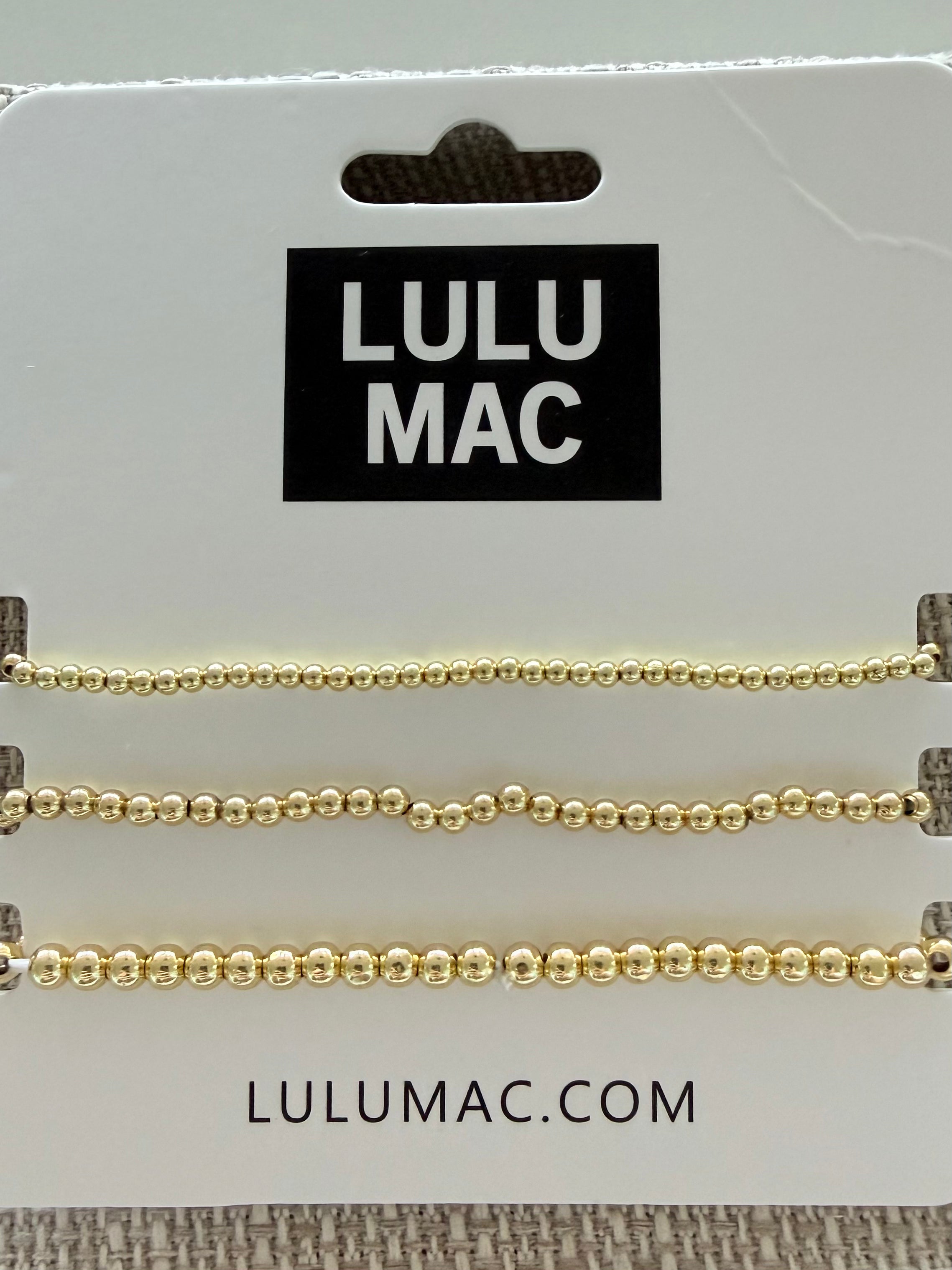 LULU MAC Gold Bracelet Set