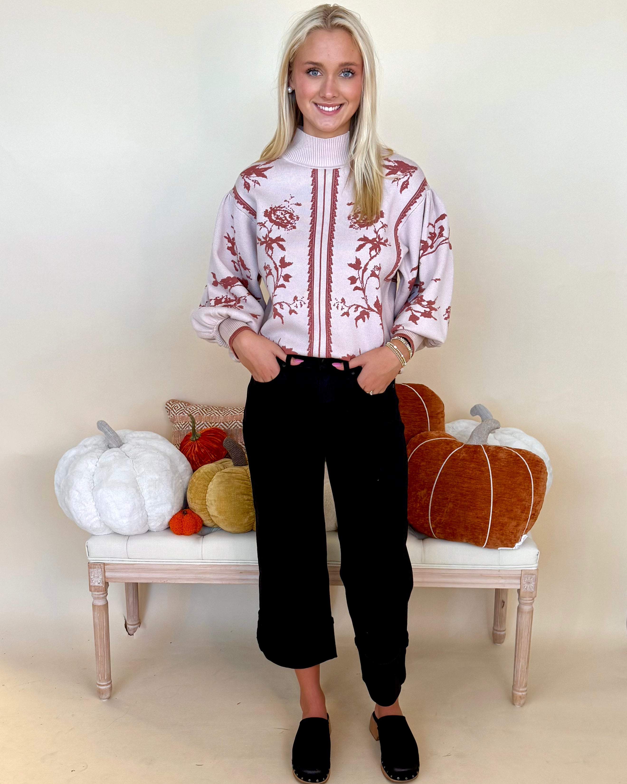 Nothing Changed Mauve Floral Sweater-Shop-Womens-Boutique-Clothing